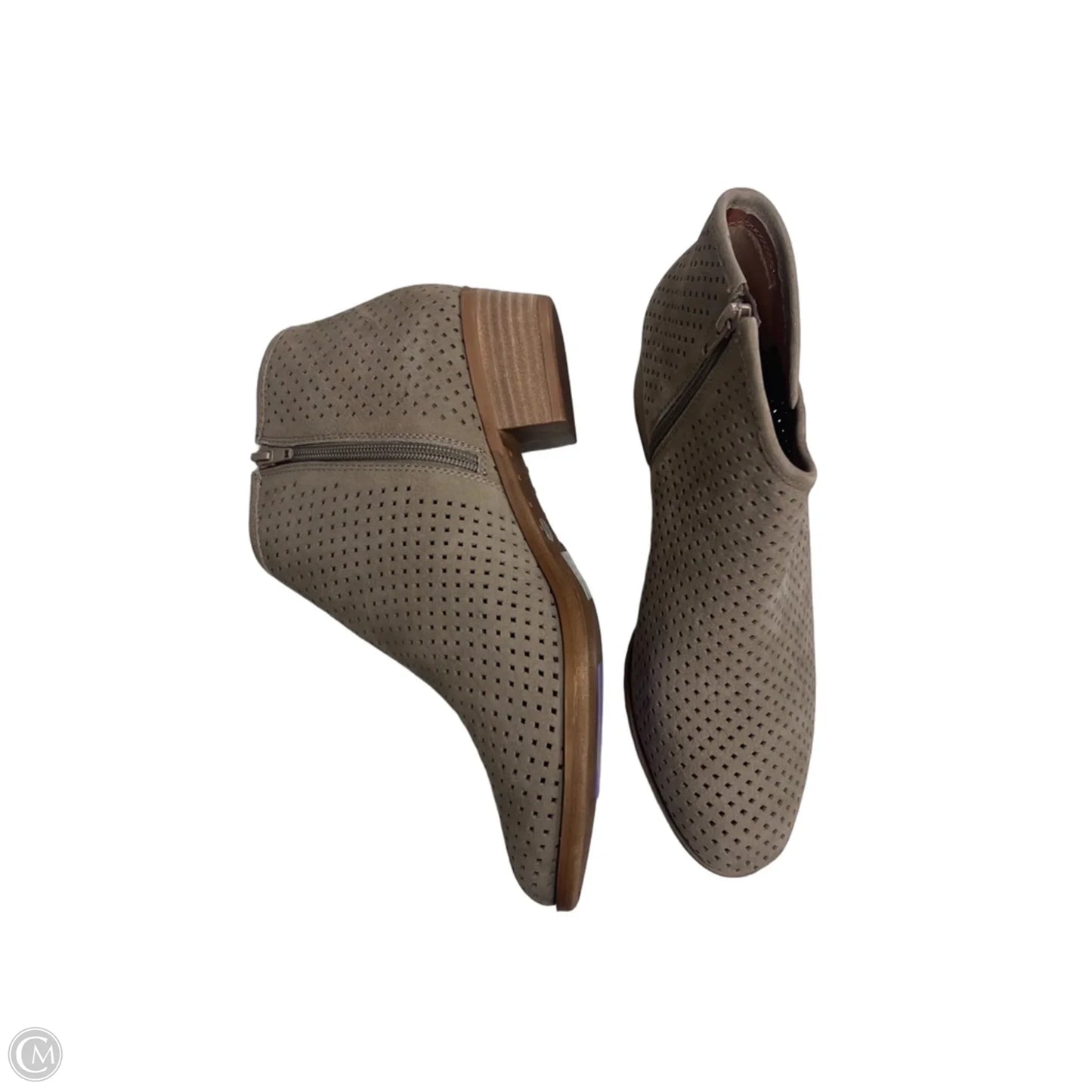 Boots Ankle Flats By Lucky Brand In Brown, Size: 12