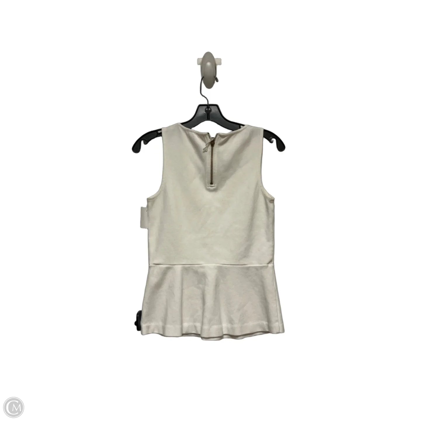 Top Sleeveless By J. Crew In White, Size: Xxs