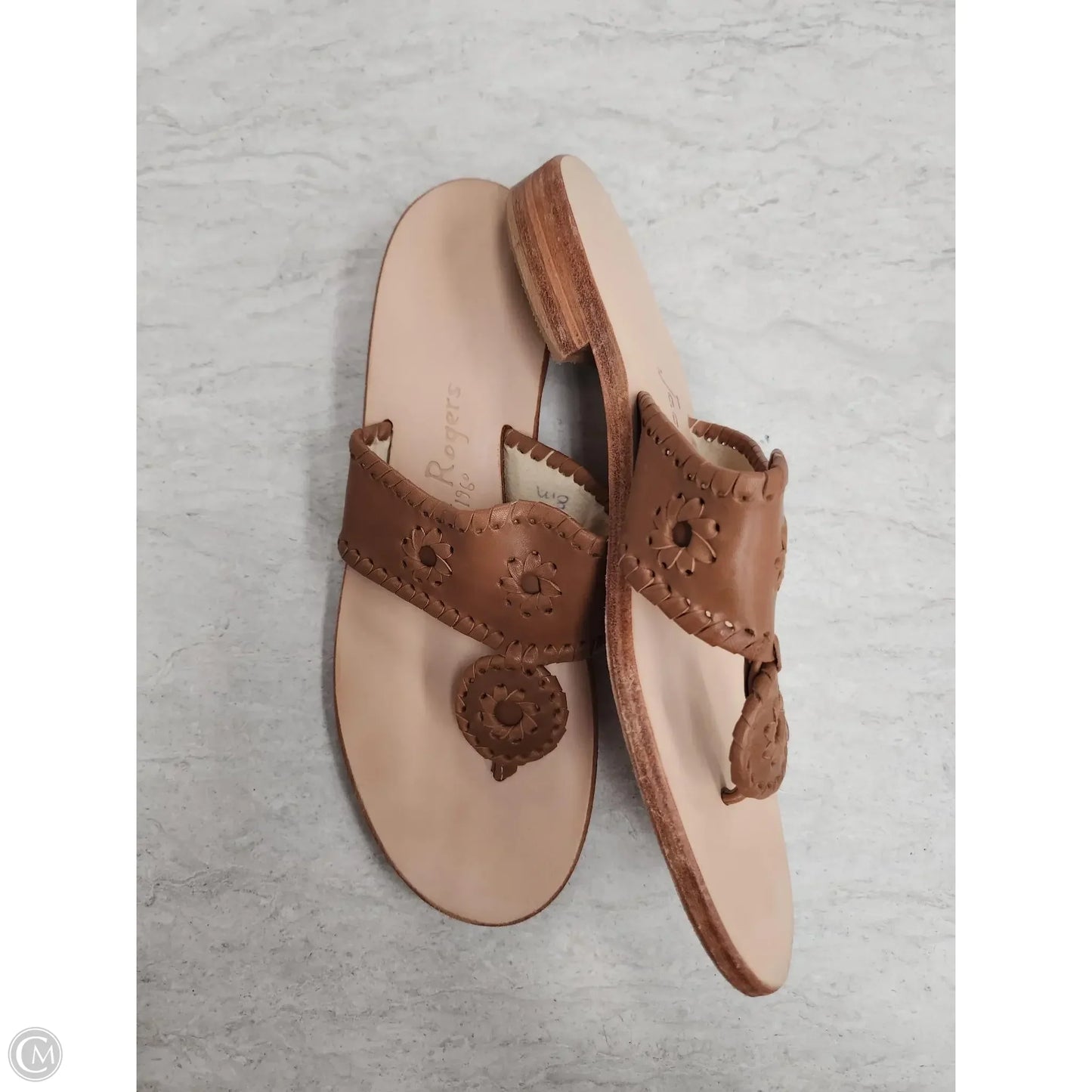 Sandals Flats By Jack Rogers In Brown, Size: 8