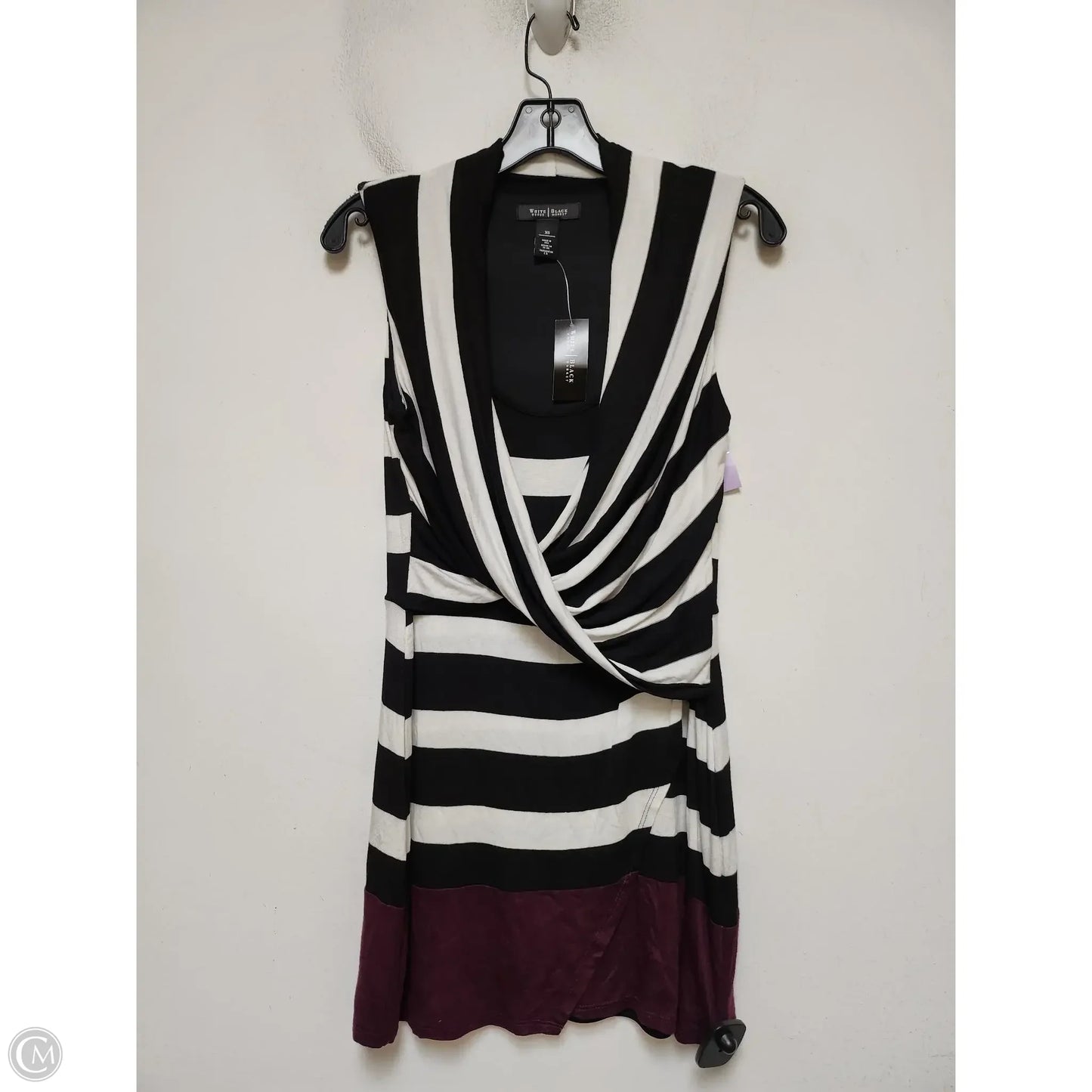 Tunic Sleeveless By White House Black Market In Striped Pattern, Size: Xs