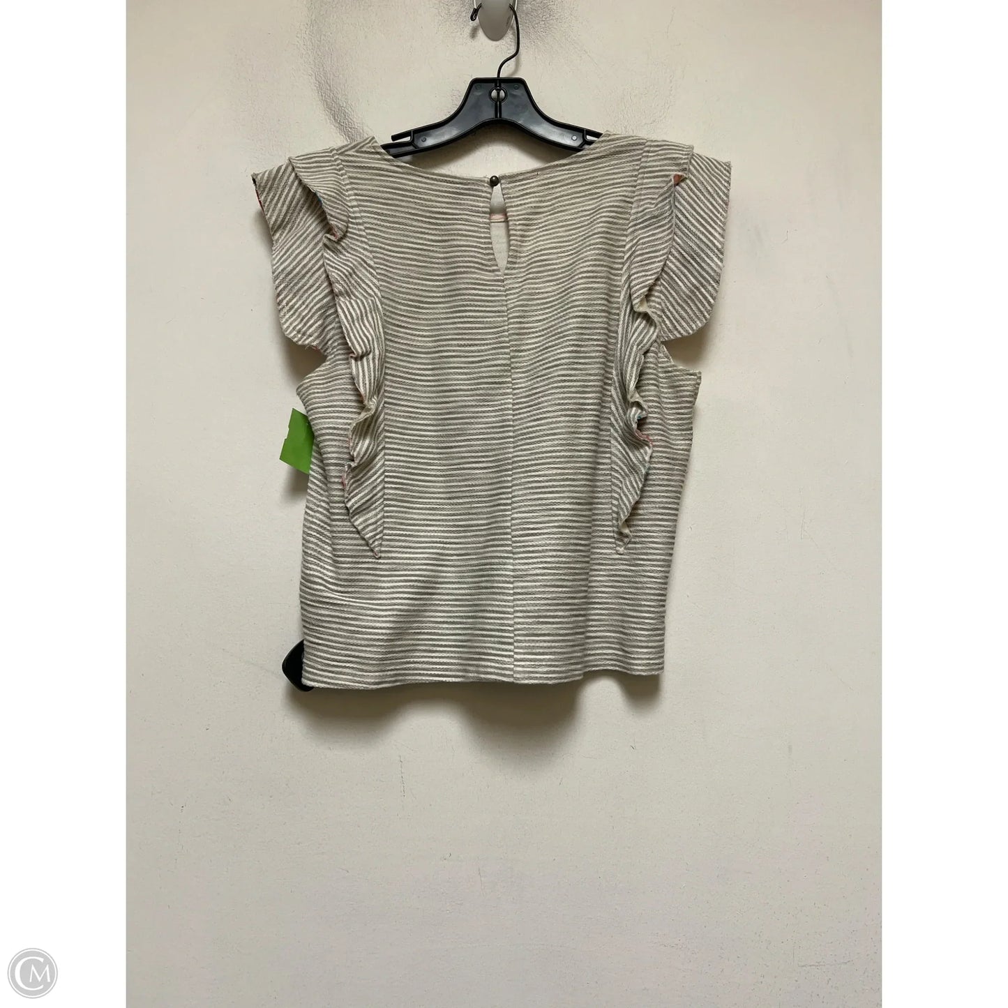Top Sleeveless By Anthropologie In Striped Pattern, Size: S