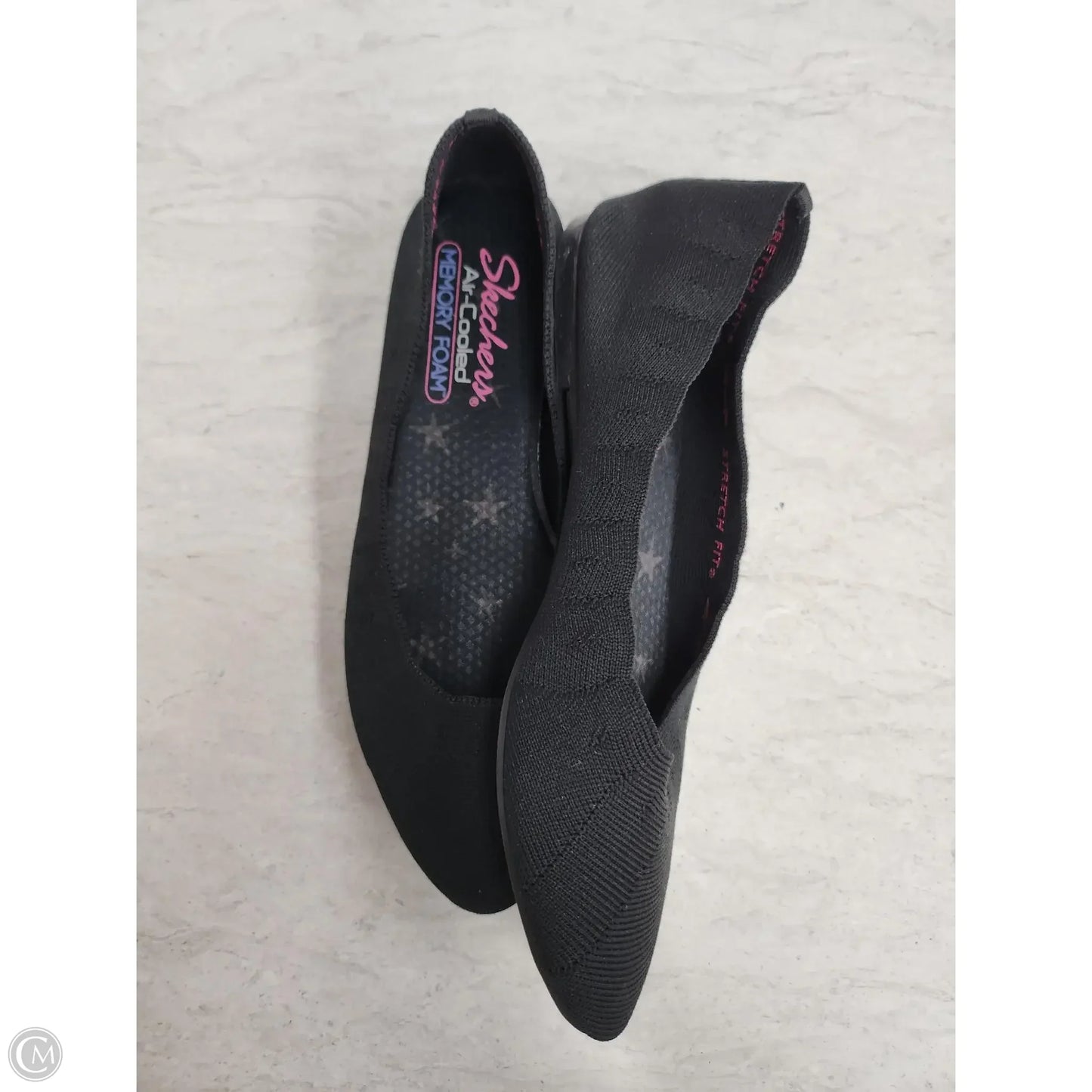 Shoes Flats By Skechers In Black, Size: 7.5