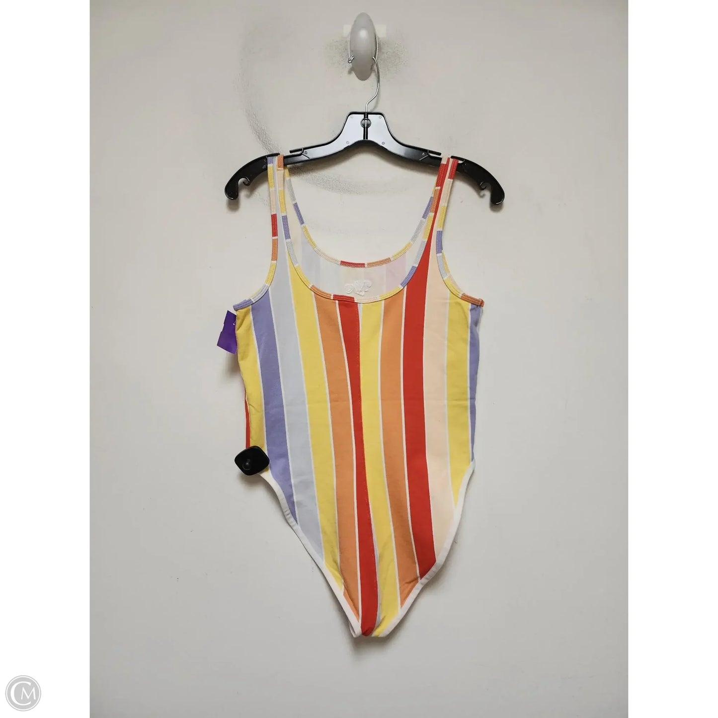 Bodysuit By Nike Apparel In Striped Pattern, Size: M