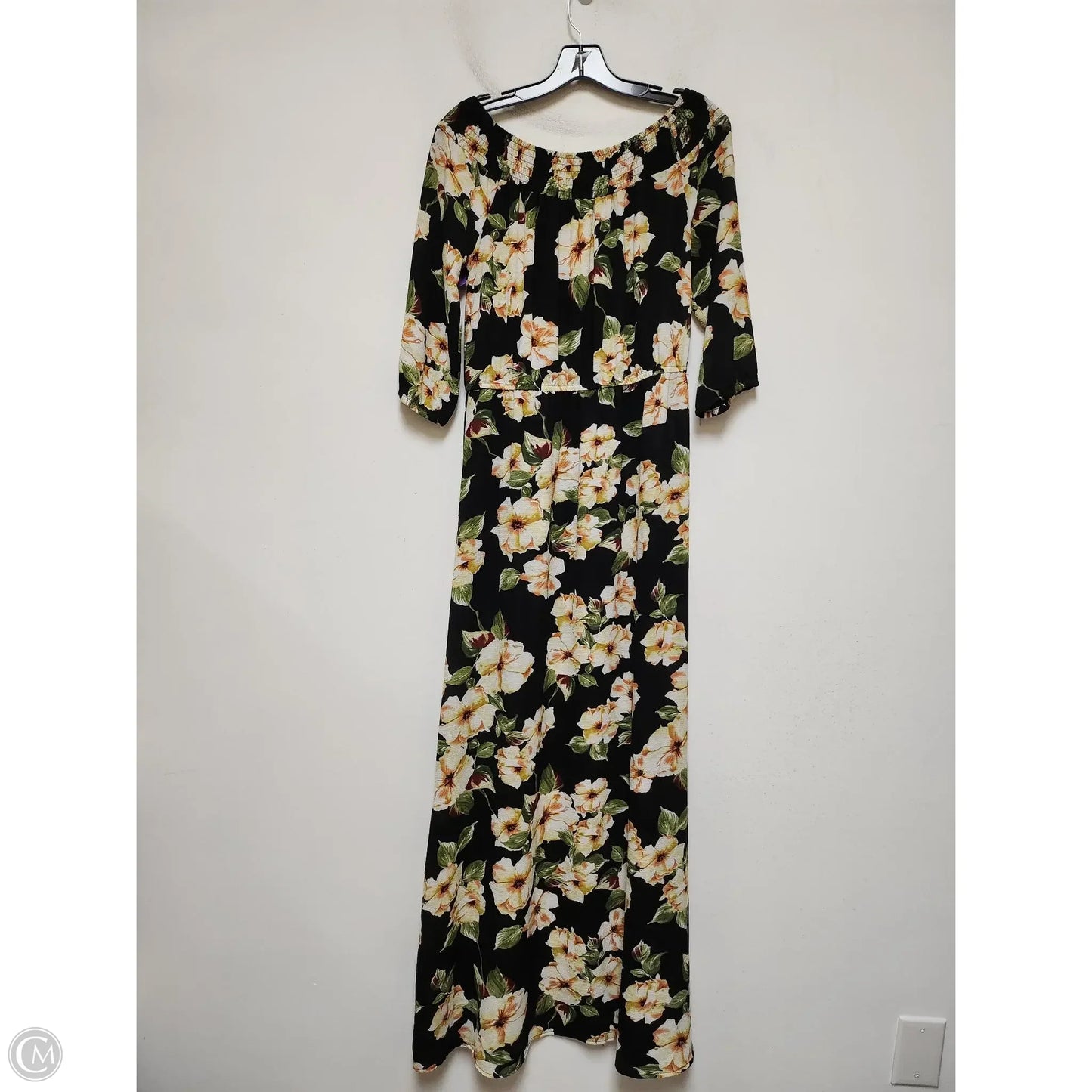 Dress Casual Maxi By Staccato In Floral Print, Size: L