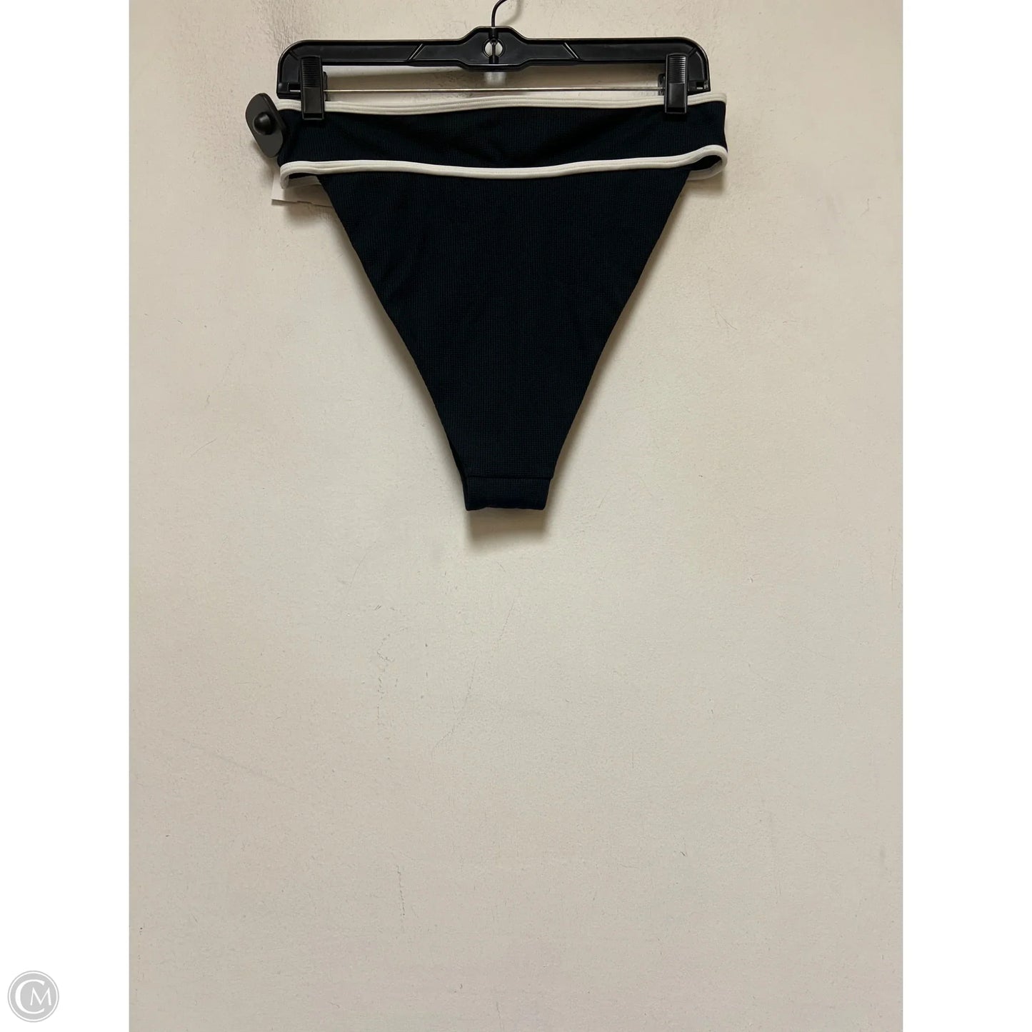 Swimsuit 2pc By Clothes Mentor In Black & White, Size: L