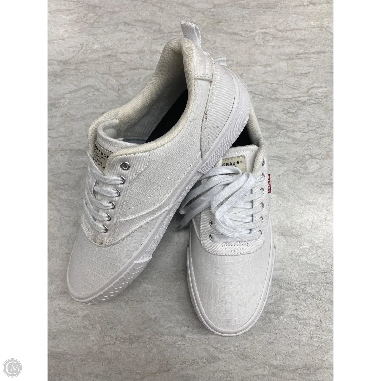 Shoes Sneakers By Levis In White, Size: 10