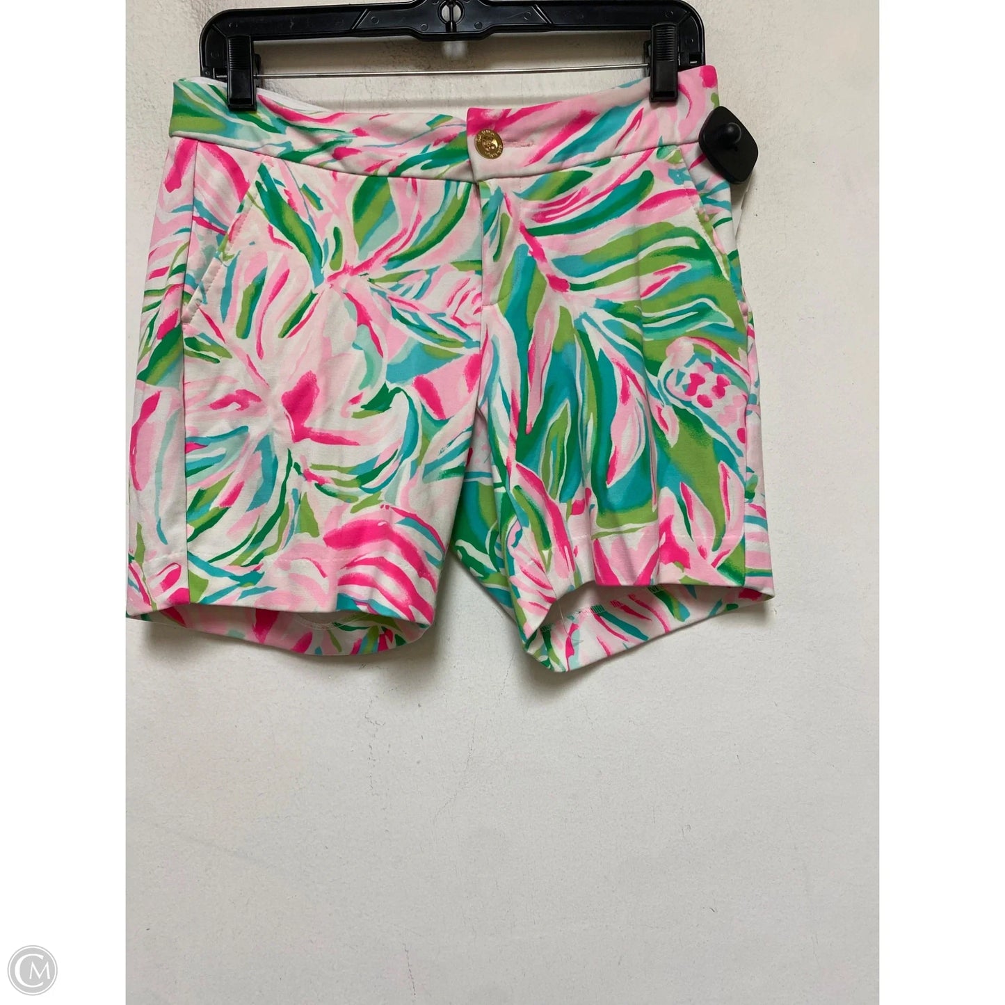 Shorts Designer By Lilly Pulitzer In Green & Pink, Size: 2