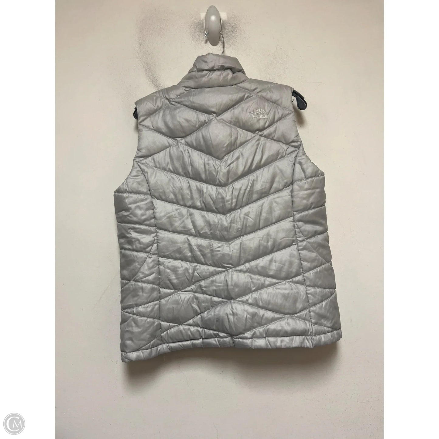 Vest Puffer & Quilted By The North Face In Grey, Size: L