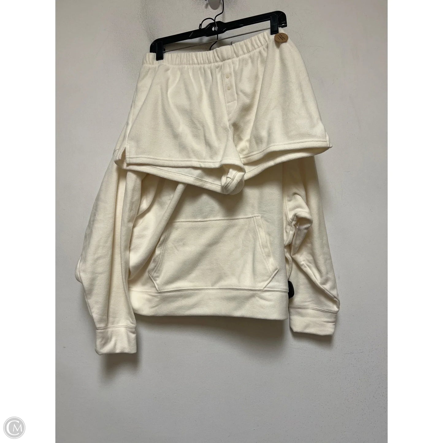 Shorts Set By Pink In Cream & Pink, Size: L