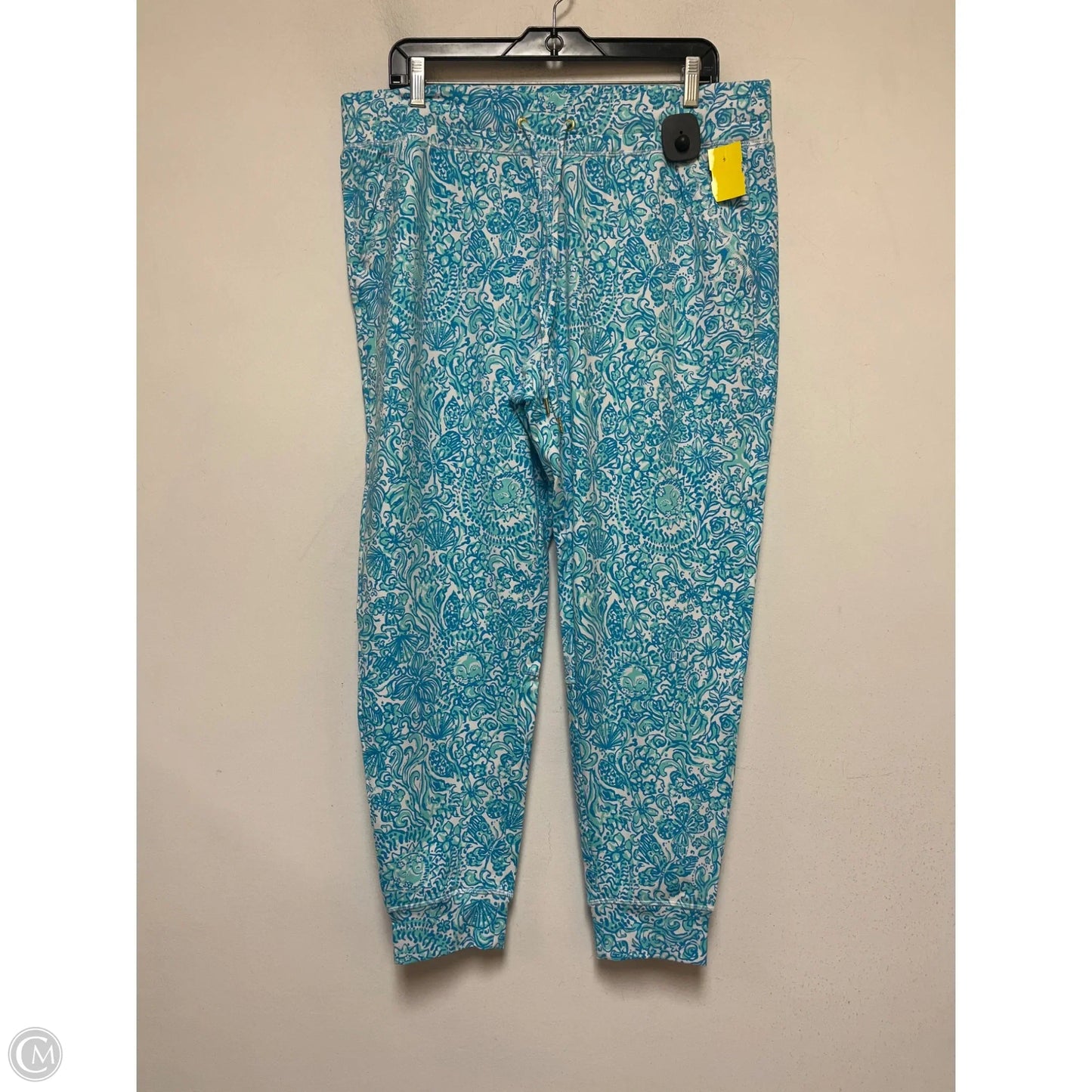 Pants Designer By Lilly Pulitzer In Blue & Green, Size: Xl