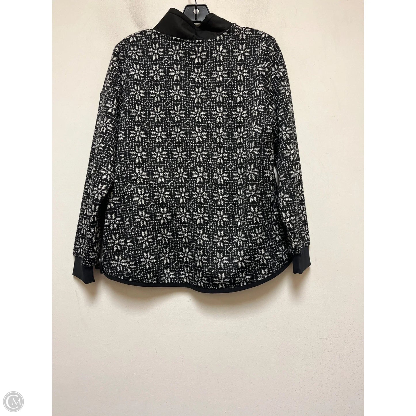 Jacket Other By Talbots In Black & White, Size: L