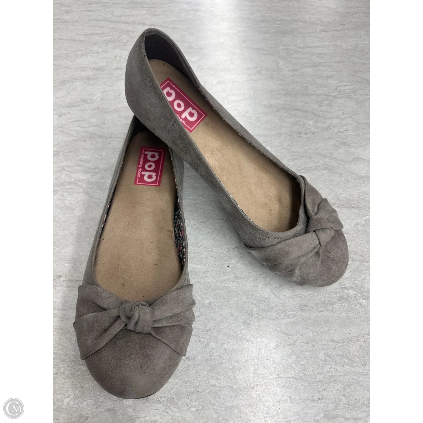 Shoes Flats By Clothes Mentor In Taupe, Size: 11