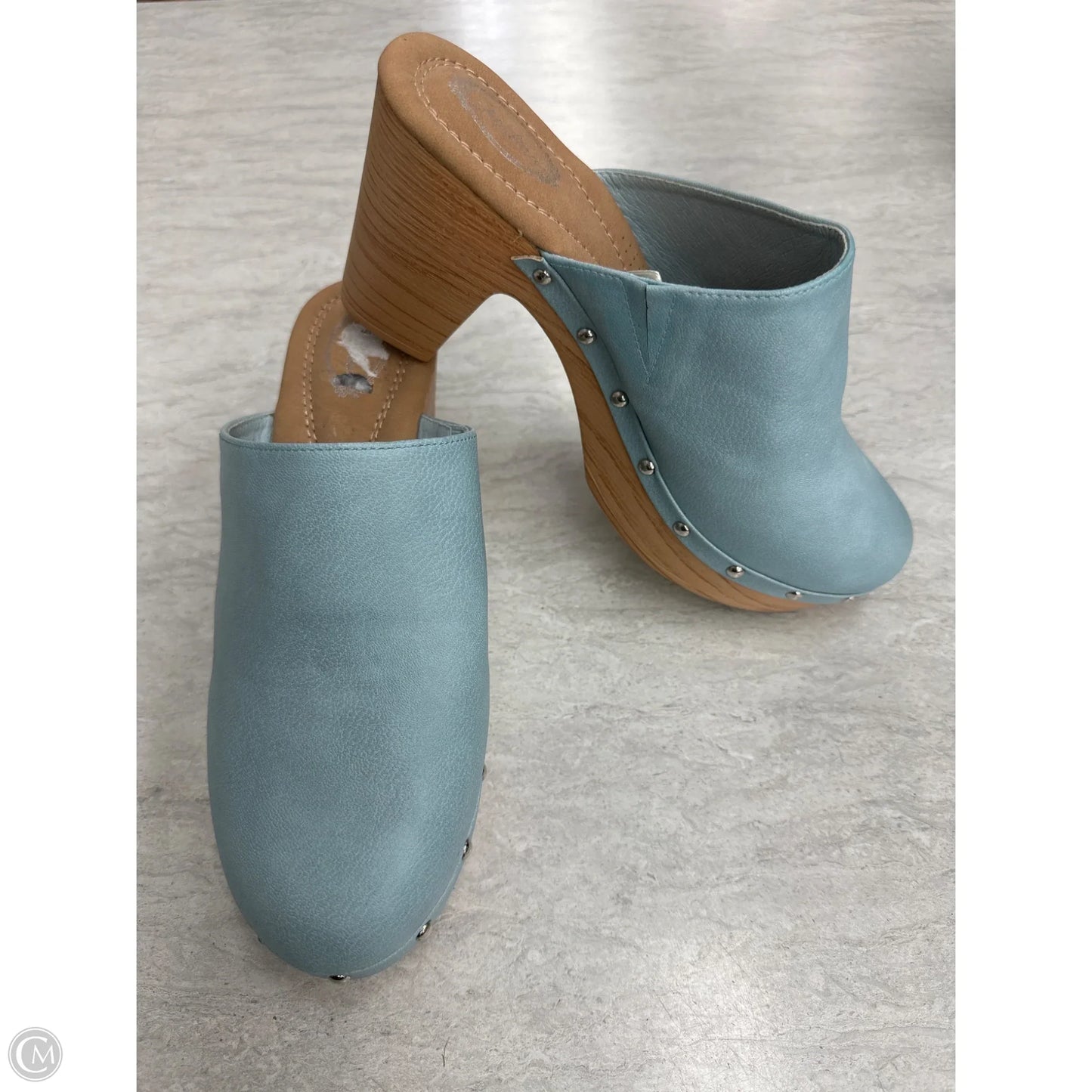 Shoes Heels Block By Clothes Mentor In Blue, Size: 11