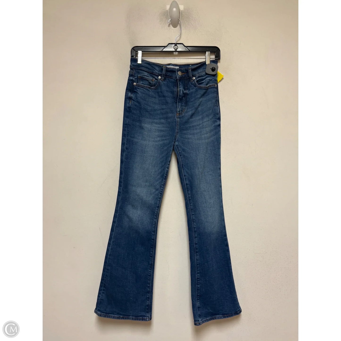 Jeans Flared By Loft In Blue Denim, Size: 2