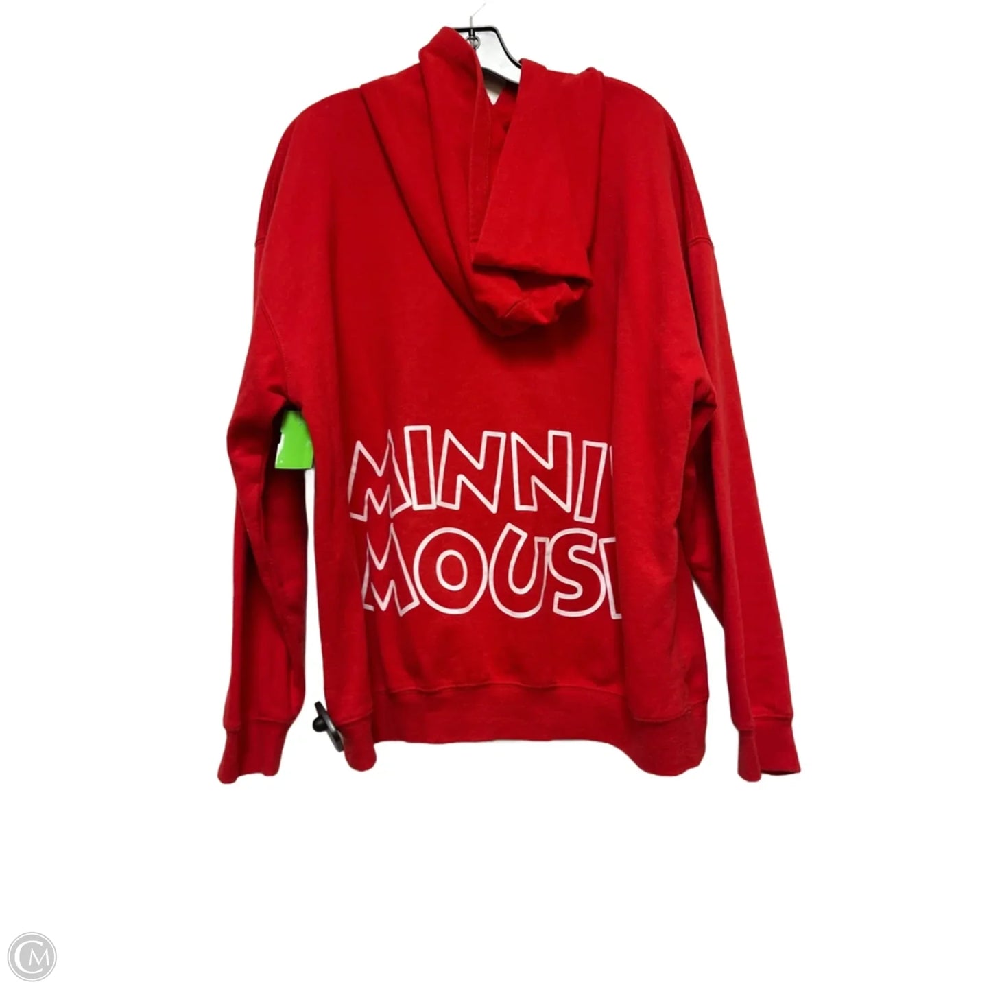 Sweatshirt Hoodie By Disney In Black & Red, Size: Xl