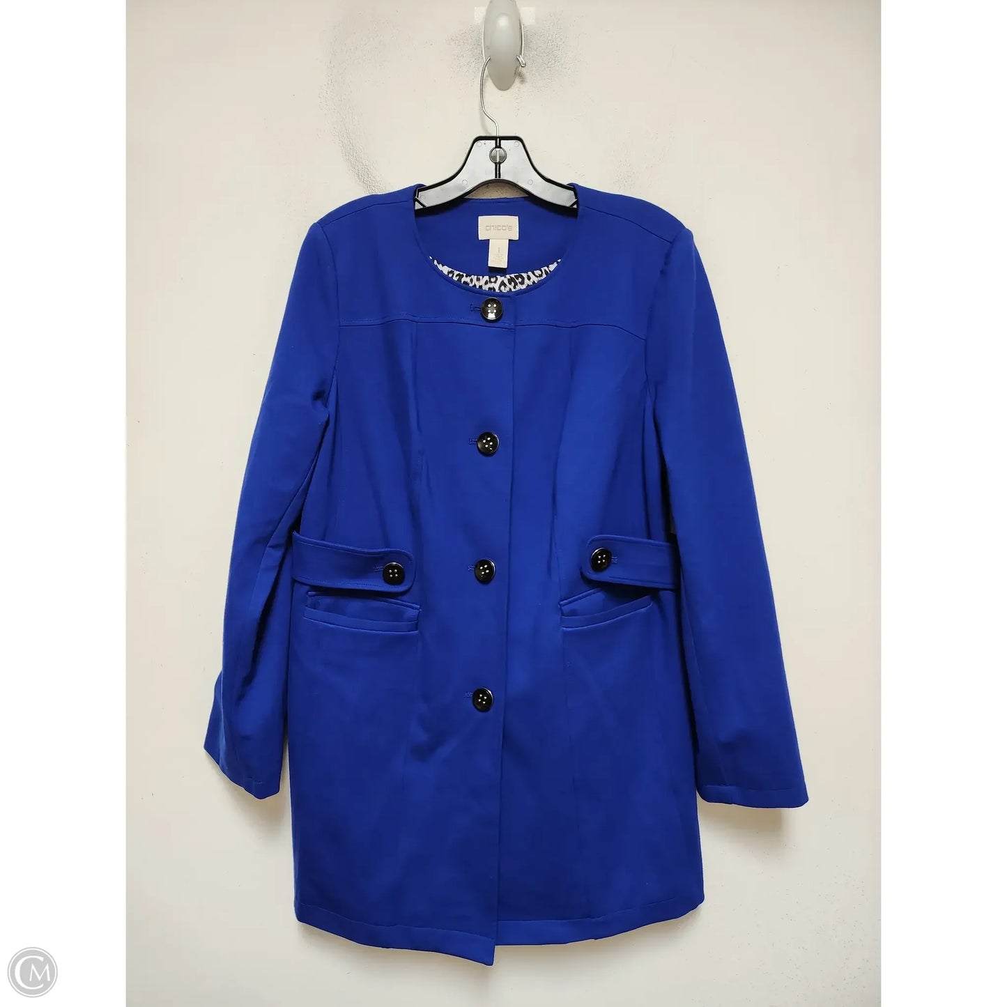 Jacket Other By Chicos In Blue, Size: M