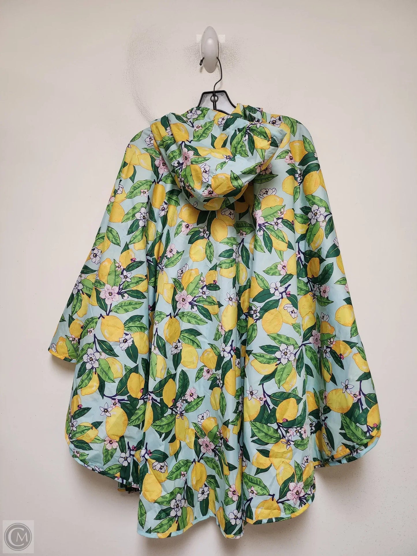 Poncho By Vera Bradley In Green & Yellow, Size: Osfm