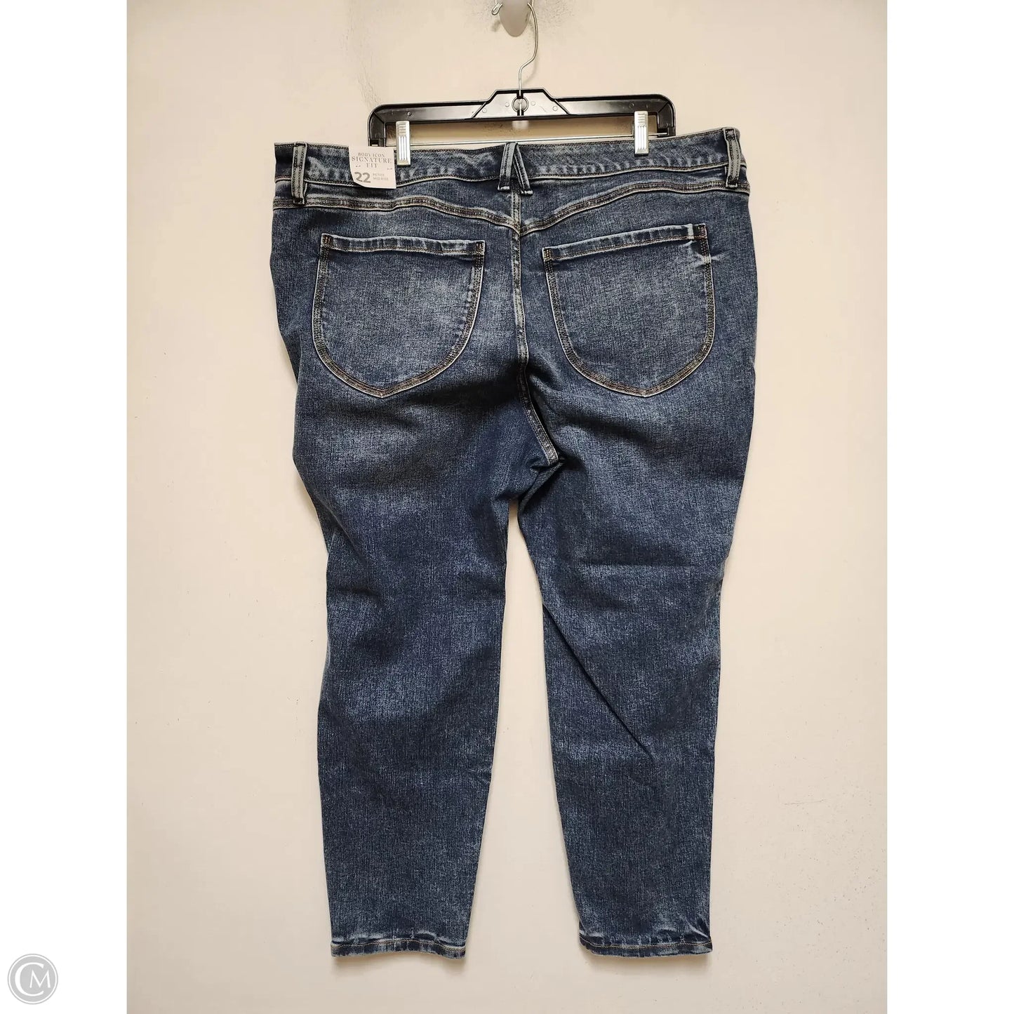 Jeans Boyfriend By Lane Bryant In Blue Denim, Size: 22