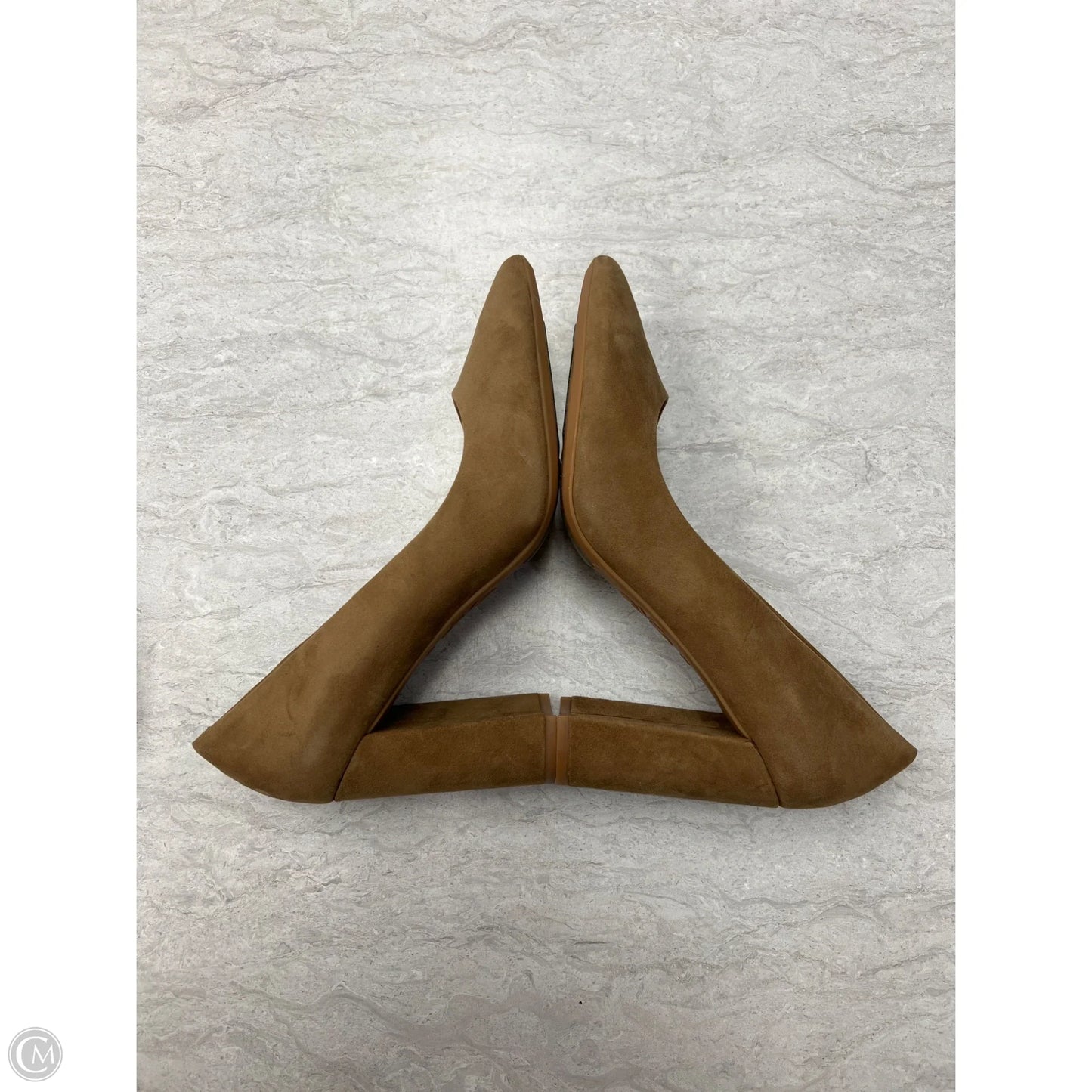 Shoes Heels Block By Nine West In Tan, Size: 6.5
