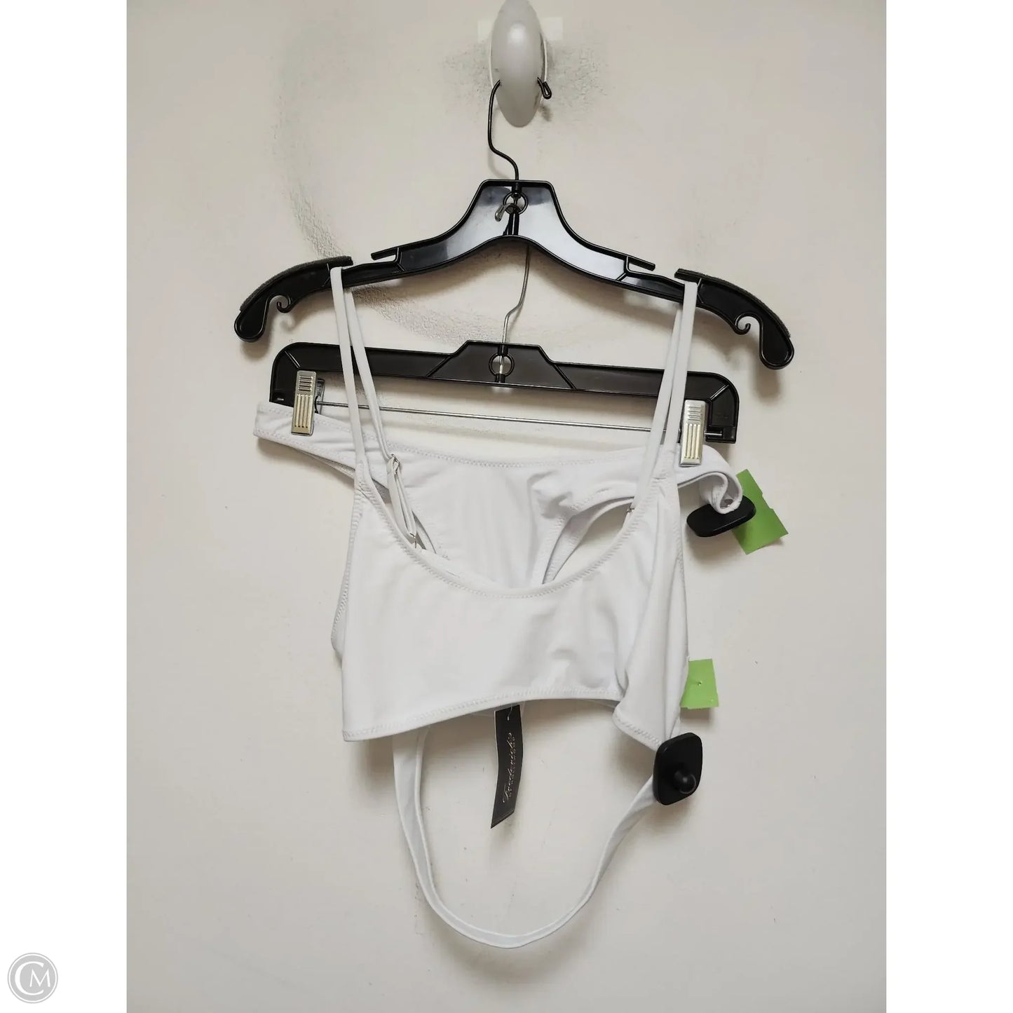 Swimsuit 2pc By Clothes Mentor In White, Size: L