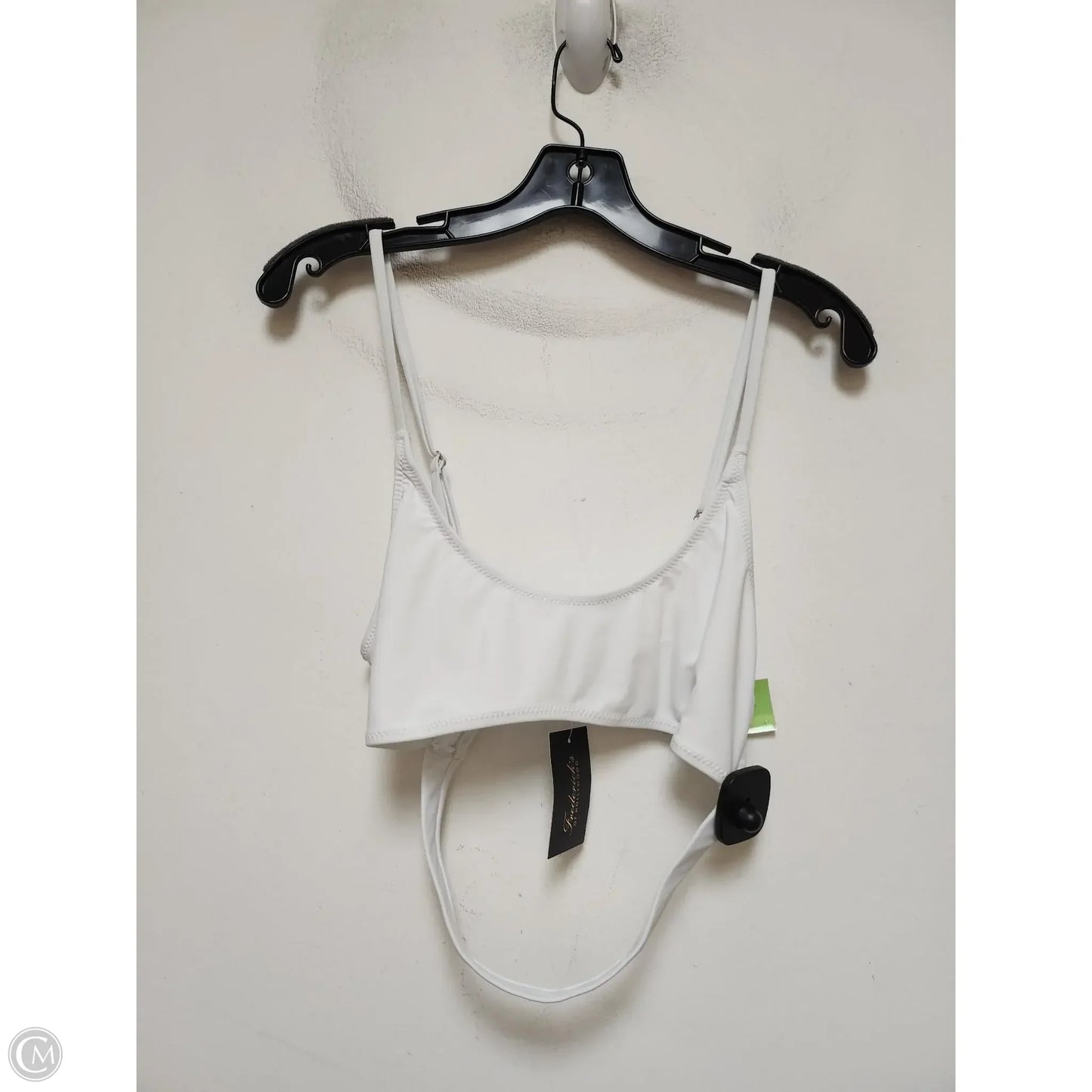 Swimsuit 2pc By Clothes Mentor In White, Size: L