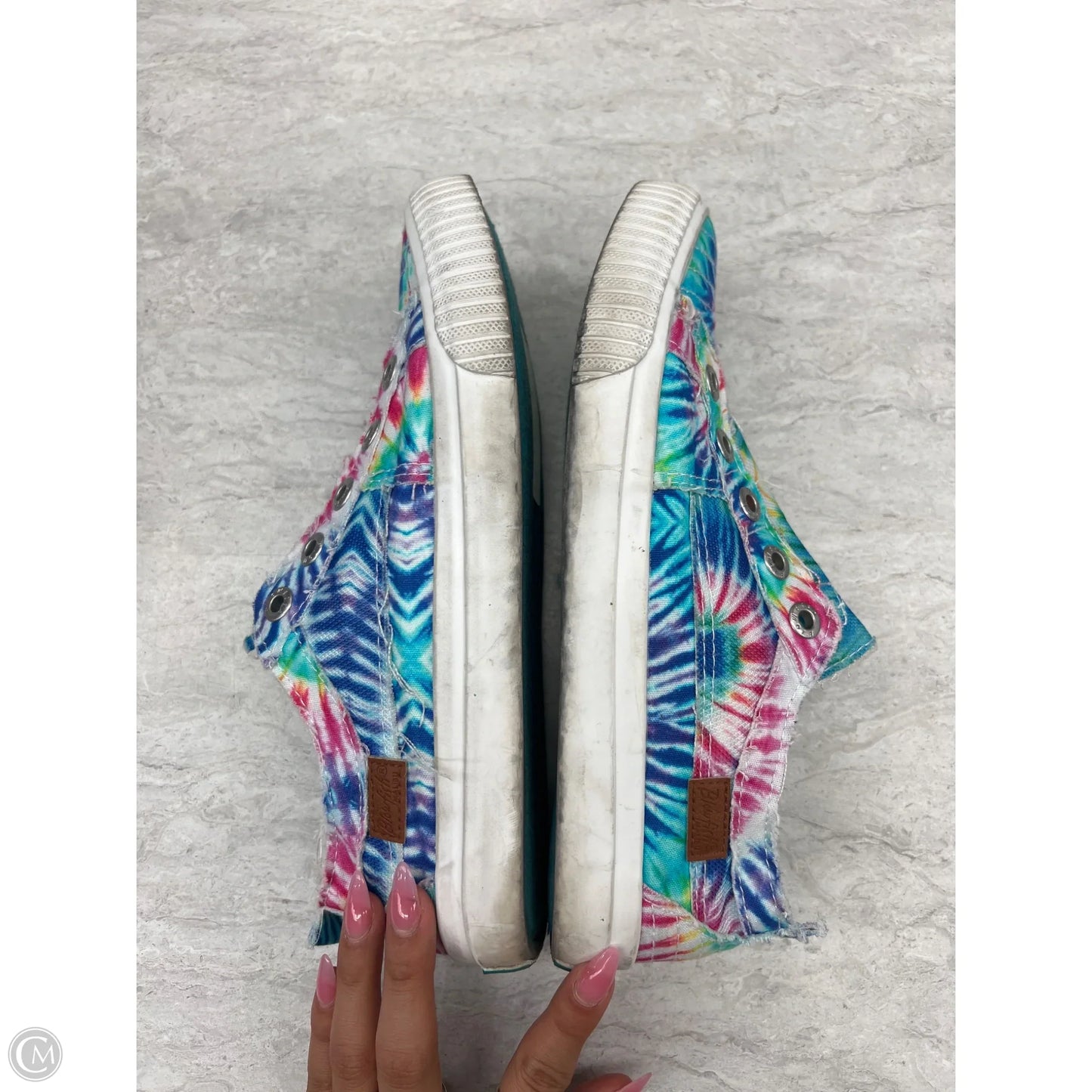 Shoes Sneakers By Blowfish In Tie Dye Print, Size: 8