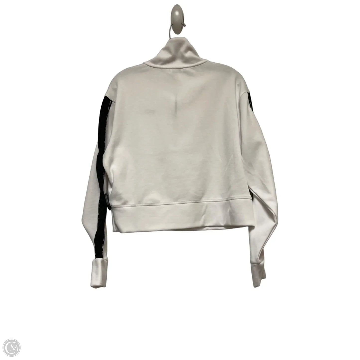 Sweatshirt Collar By Dkny In Black & White, Size: Xs