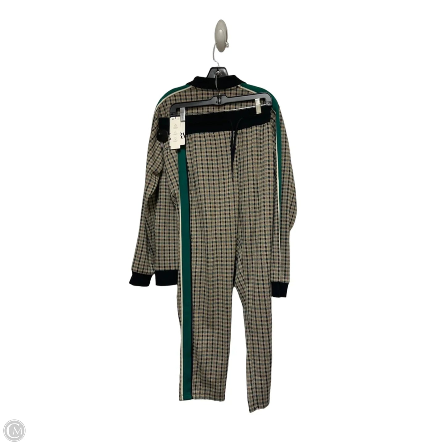 Pants Set 2pc By Zara In Plaid Pattern, Size: 8