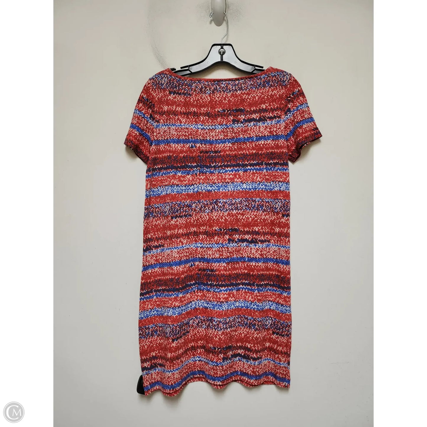 Dress Designer By Tory Burch In Blue Red & White, Size: Xs