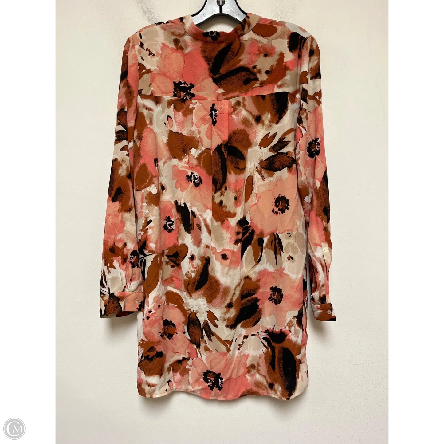Top Long Sleeve By Anne Klein In Floral Print, Size: S