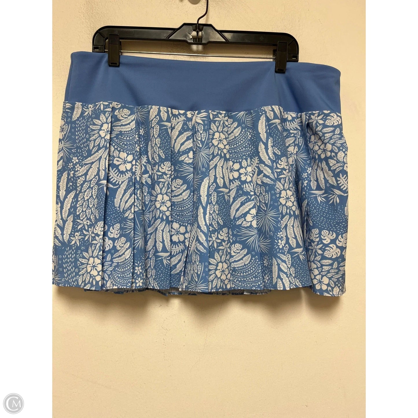 Athletic Skirt By Tommy Bahama In Blue & White, Size: Xl