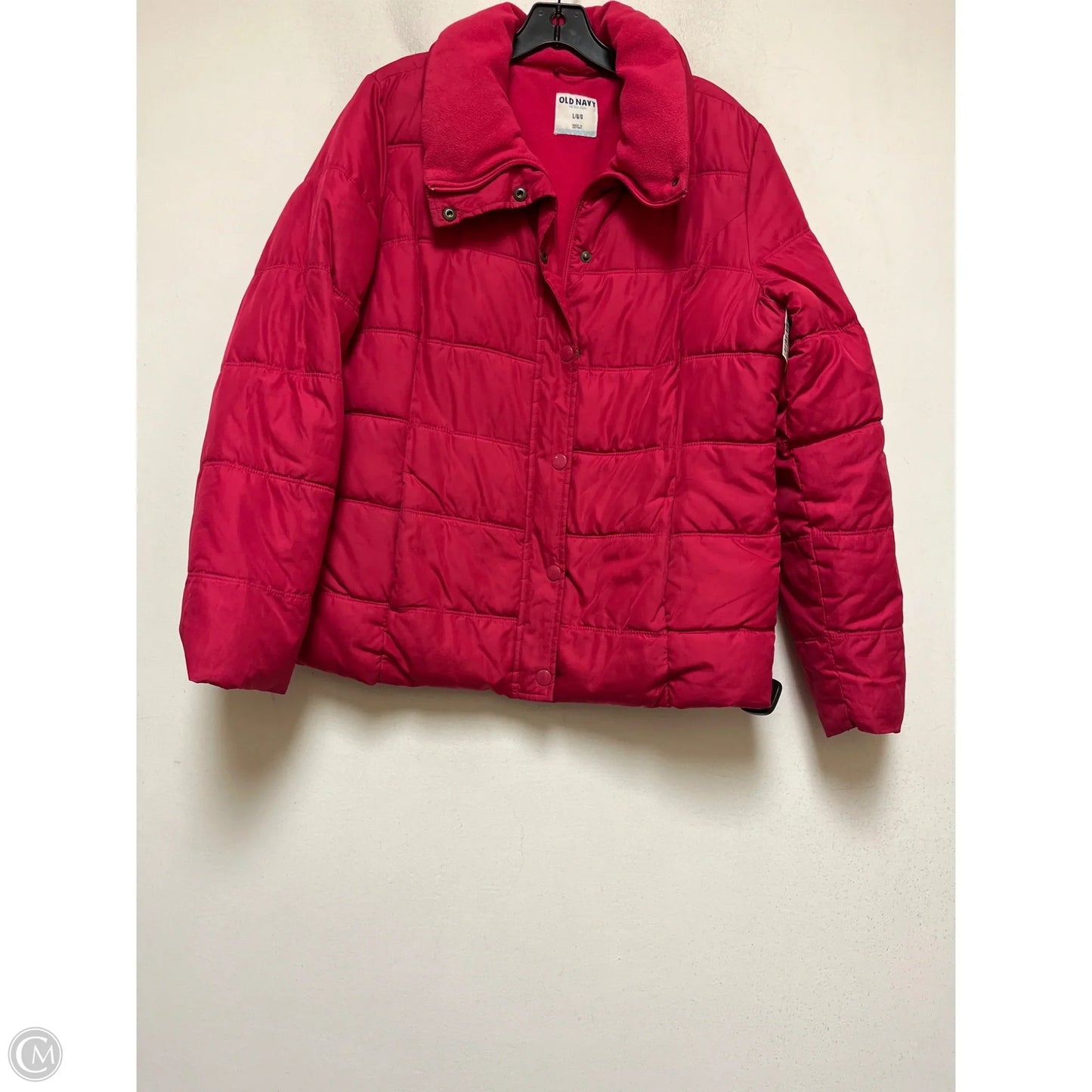 Jacket Puffer & Quilted By Old Navy In Pink, Size: L