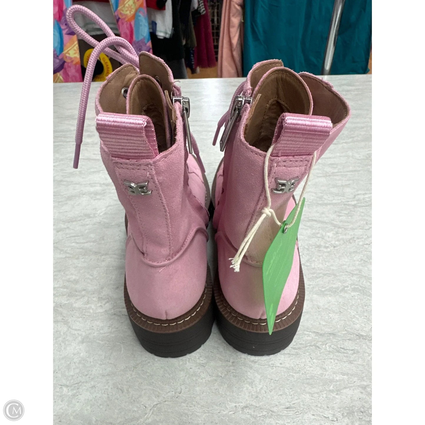 Boots Ankle Flats By Sam Edelman In Pink, Size: 7.5