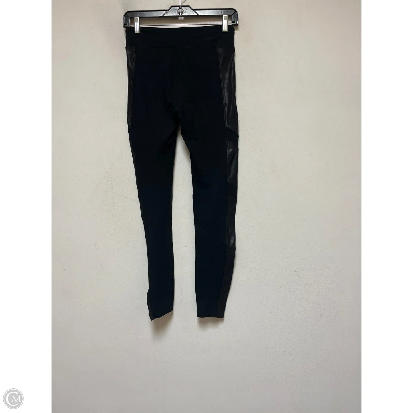 Athletic Leggings By Spanx In Black, Size: M