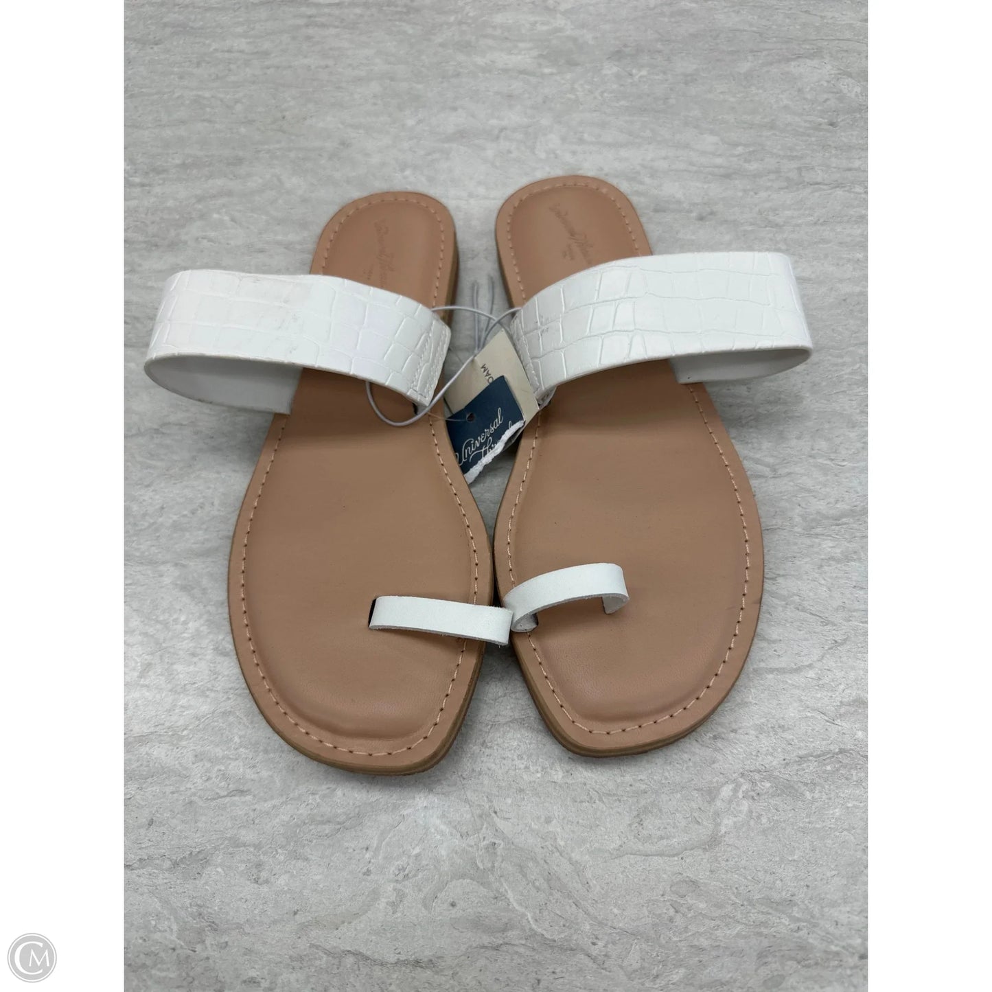Sandals Flats By Universal Thread In White, Size: 7
