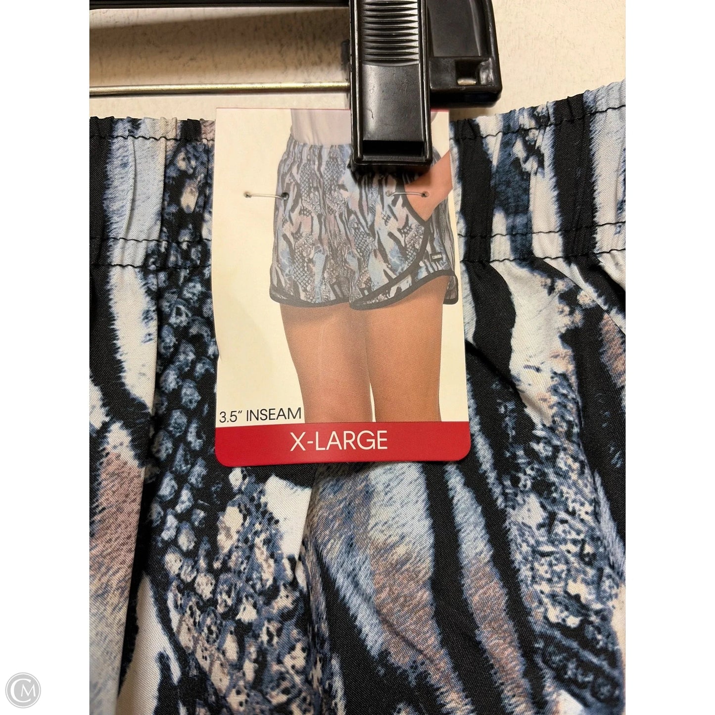 Athletic Shorts By Calvin Klein In Animal Print, Size: Xl