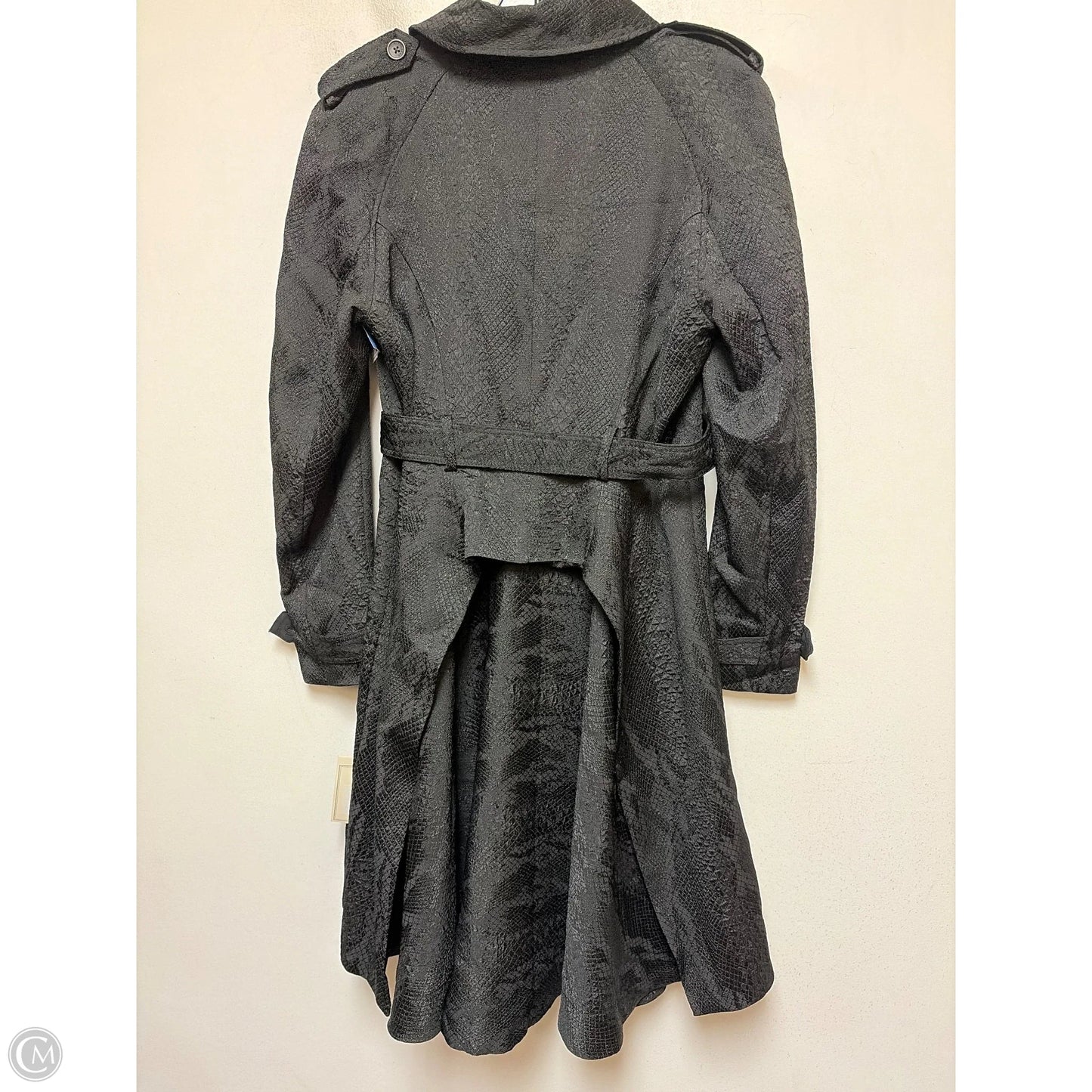 Coat Trench Coat By Target-designer In Black, Size: Xl