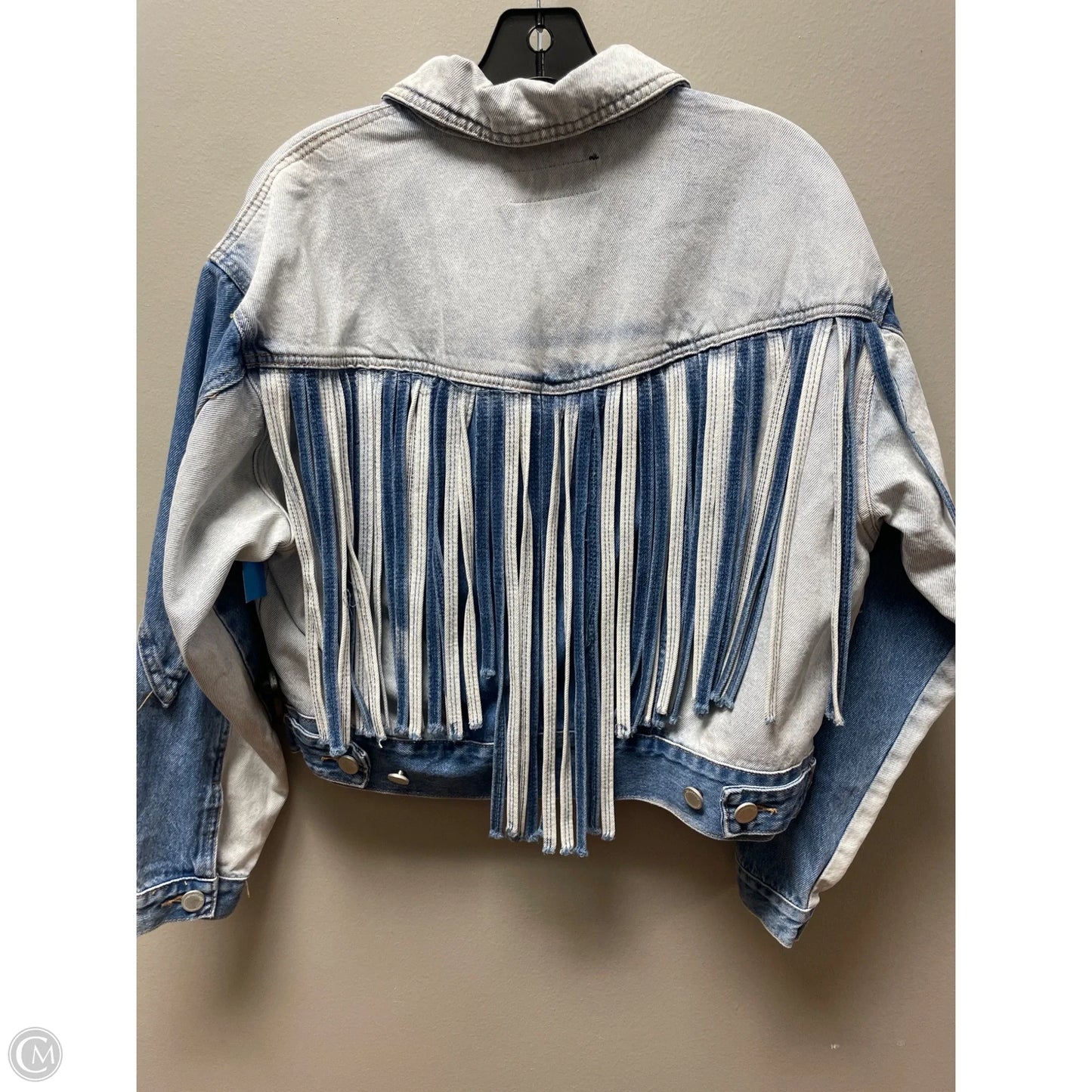 Jacket Denim By Blanknyc In Ombre Print, Size: M