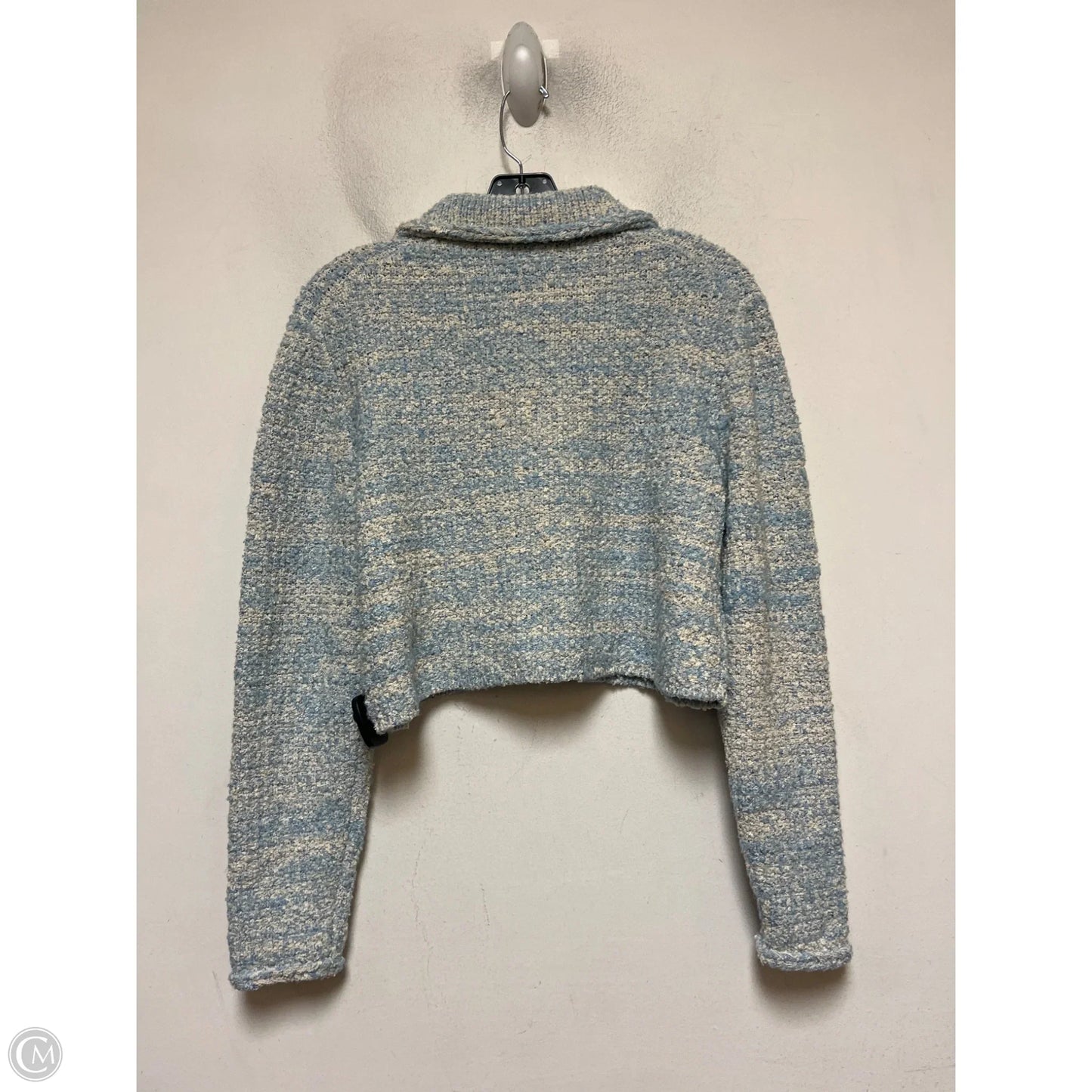 Jacket Other By J. Crew In Blue & Cream, Size: S