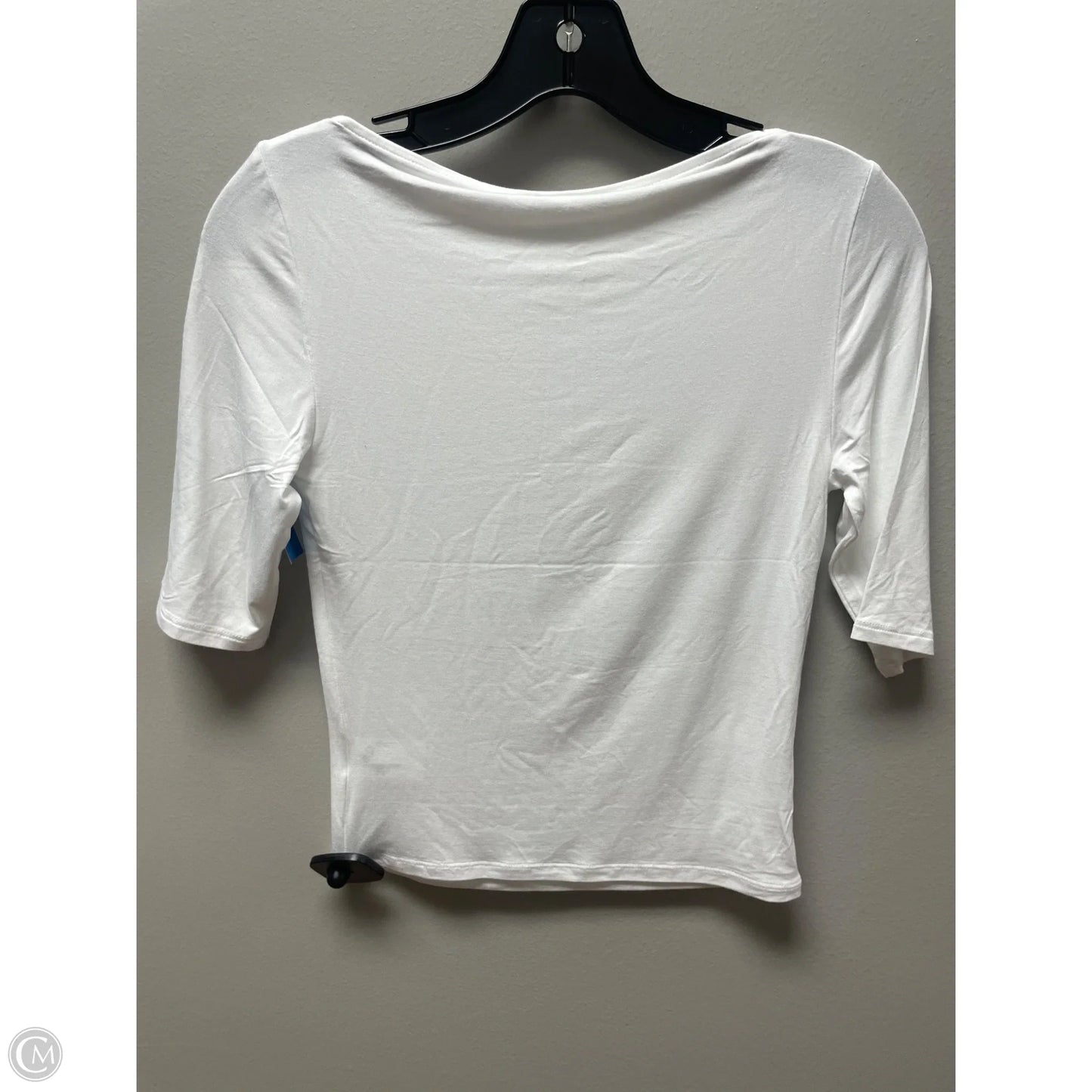Top Short Sleeve Basic By Express In White, Size: S