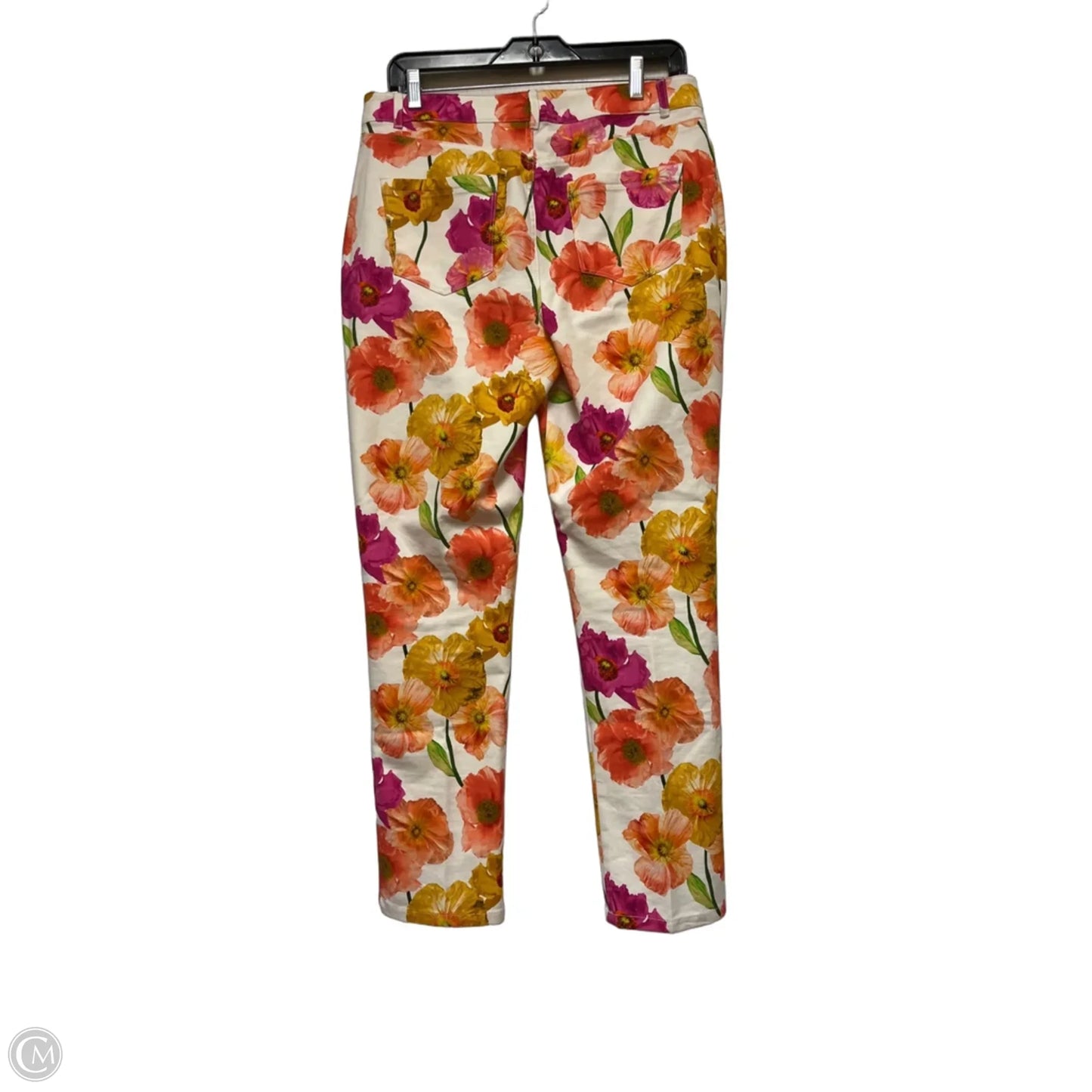 Pants Designer By Karl Lagerfeld In Floral Print, Size: 6