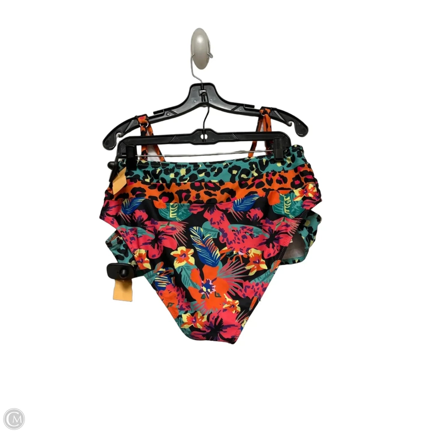 Swimsuit By Clothes Mentor In Tropical Print, Size: Xl