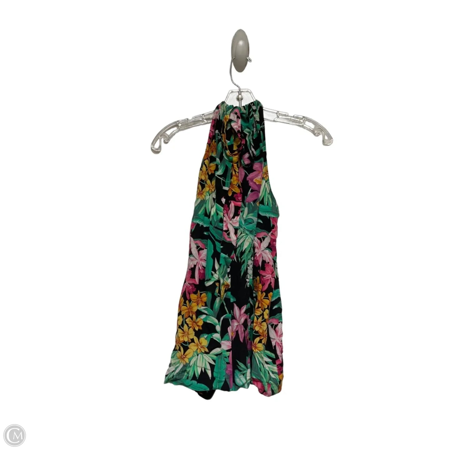 Top Sleeveless By Tommy Bahama In Tropical Print, Size: L