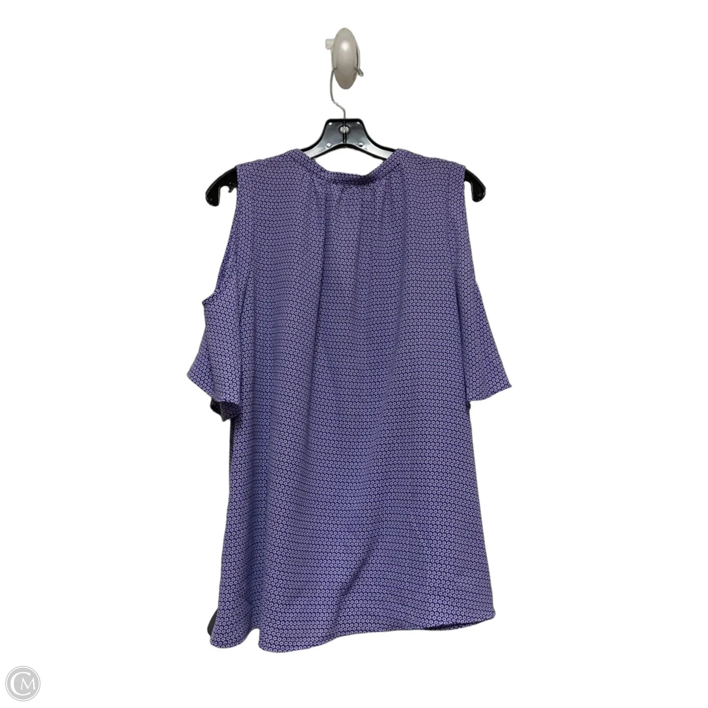 Top Short Sleeve By Michael By Michael Kors In Purple, Size: L