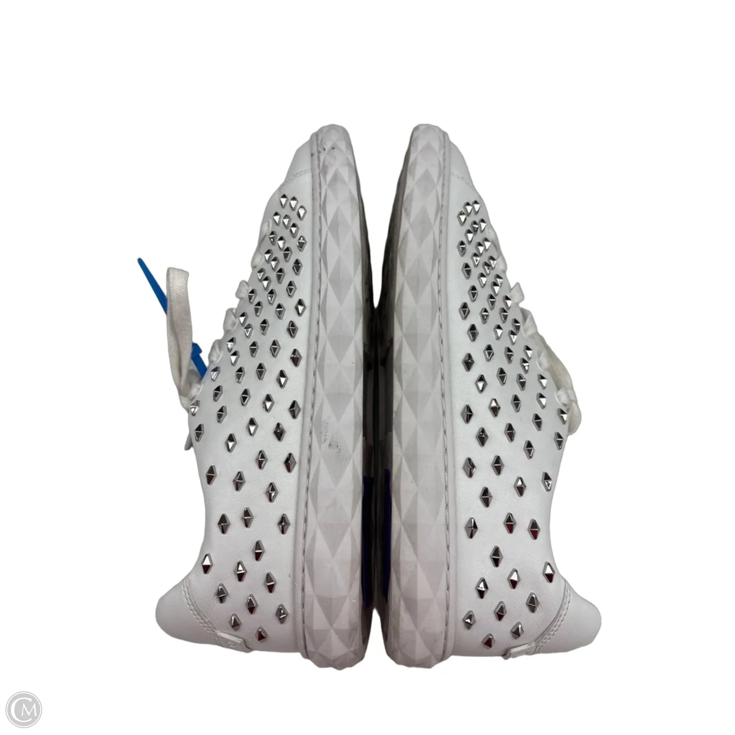 Shoes Luxury Designer By Jimmy Choo In Silver & White, Size: 11