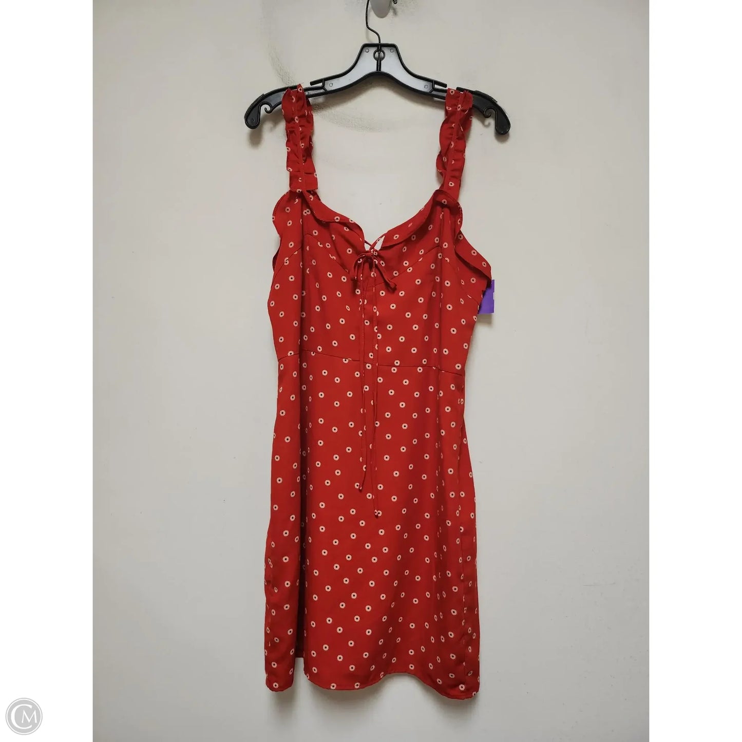 Dress Casual Short By Sugar Lips In Floral Print, Size: M