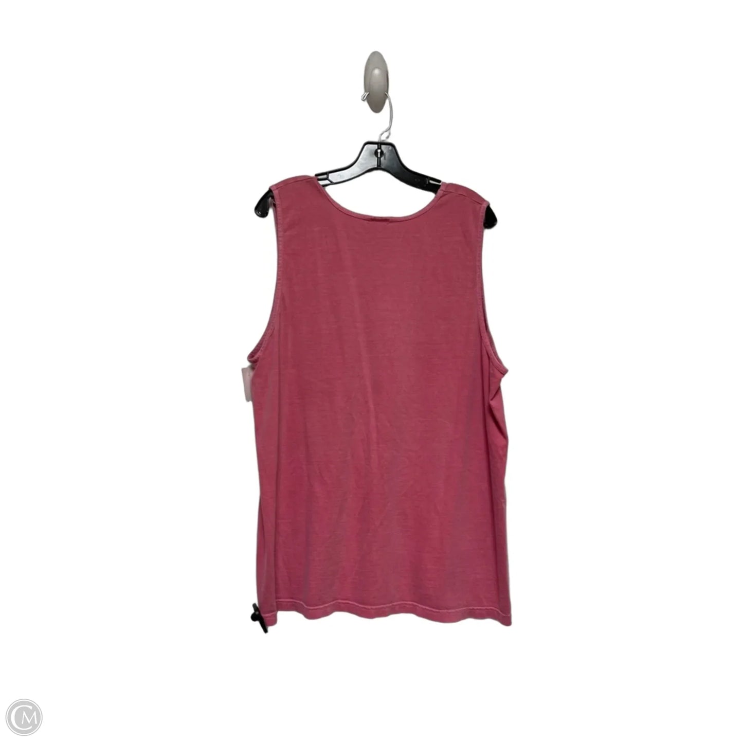 Tank Top By Comfort Colors In Pink, Size: L