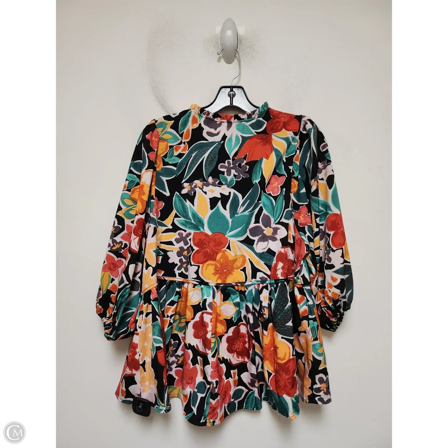 Top Short Sleeve By Umgee In Floral Print, Size: S