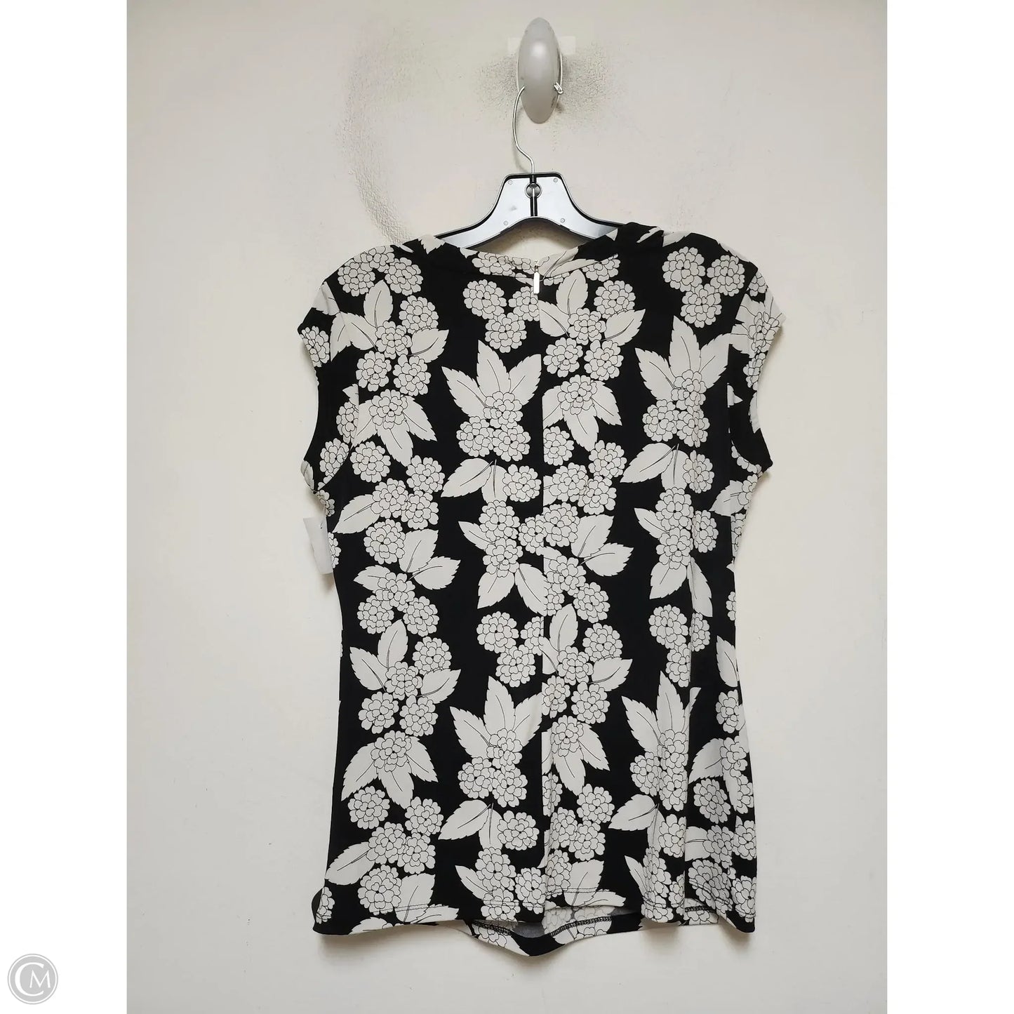 Top Sleeveless Designer By Karl Lagerfeld In Floral Print, Size: S