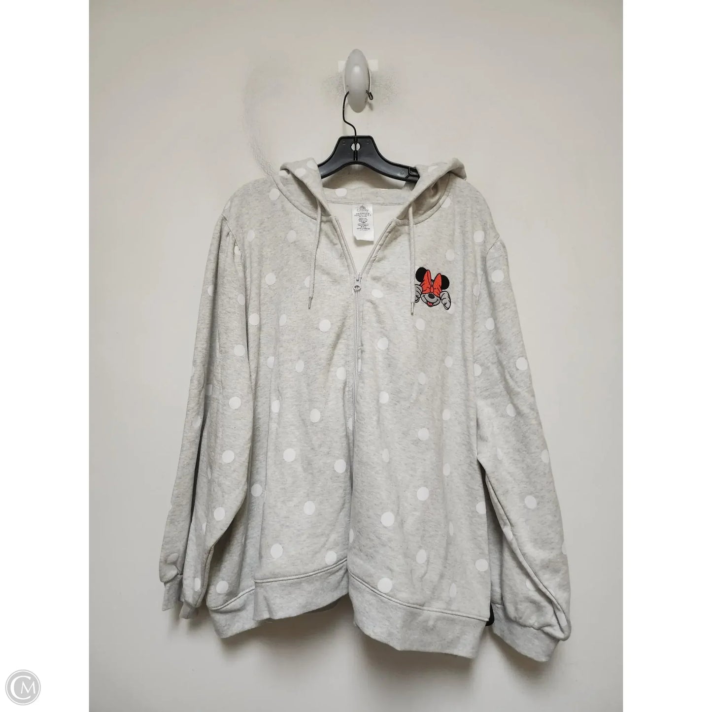 Sweatshirt Hoodie By Disney Store In Polkadot Pattern, Size: 3x